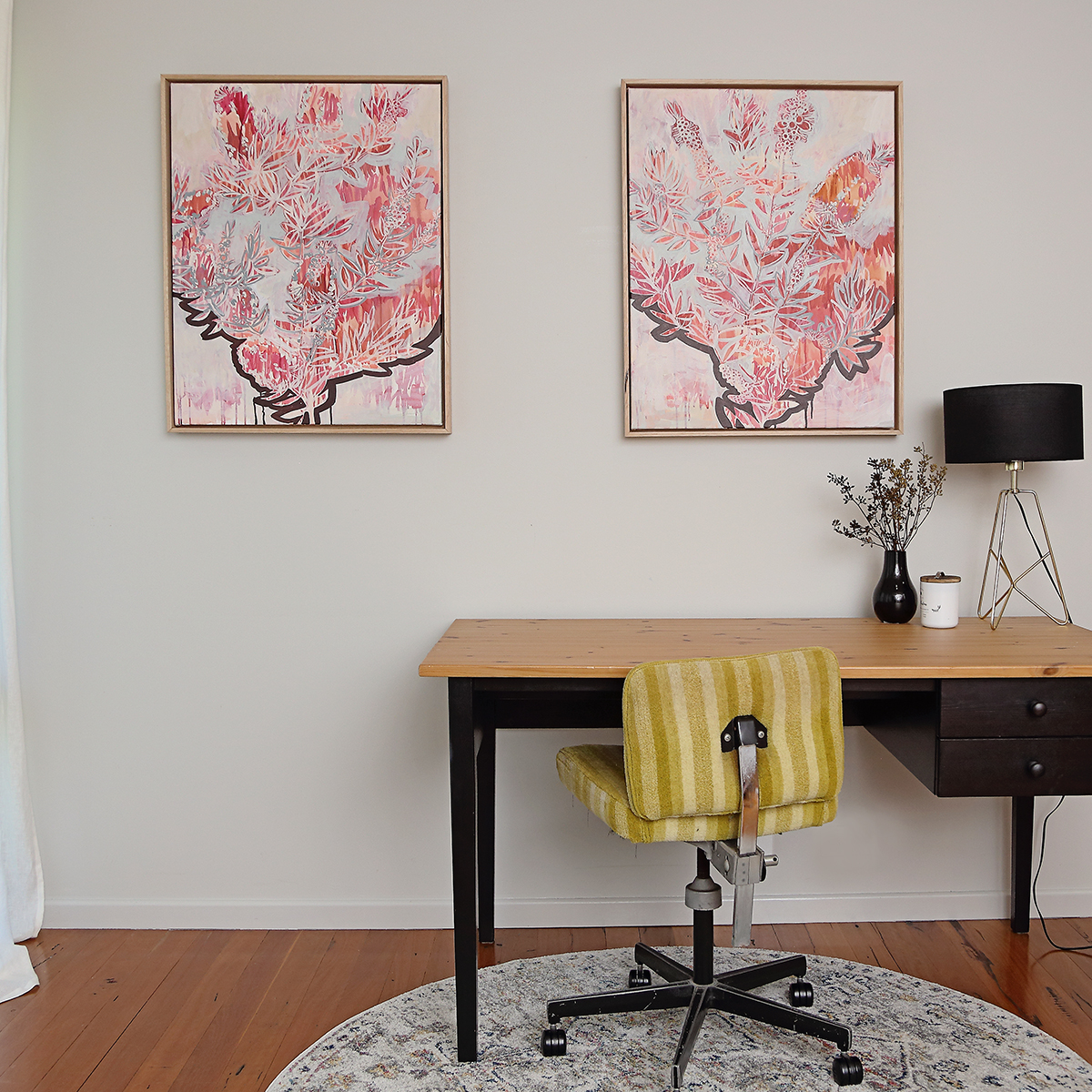 Lr 08 Virid Combos Smith And Brooks Art Australian Botanical Artist Abtract Floral Flower Art Ready To Hang Art Art For Your Walls Canvas Prints Fine Art Prints