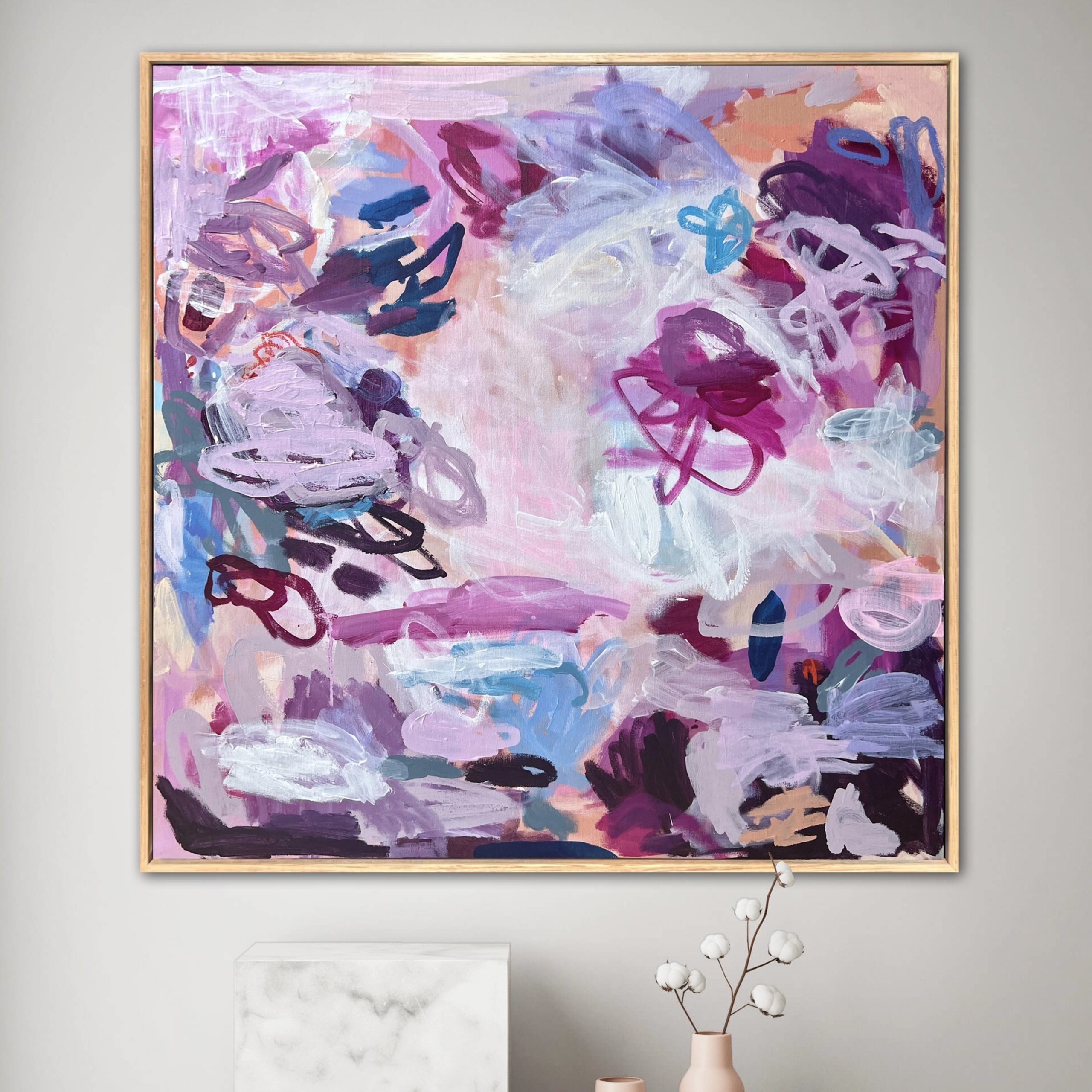 Riptide Rebecca Koerting Australian Abstract Artist Insitu 7