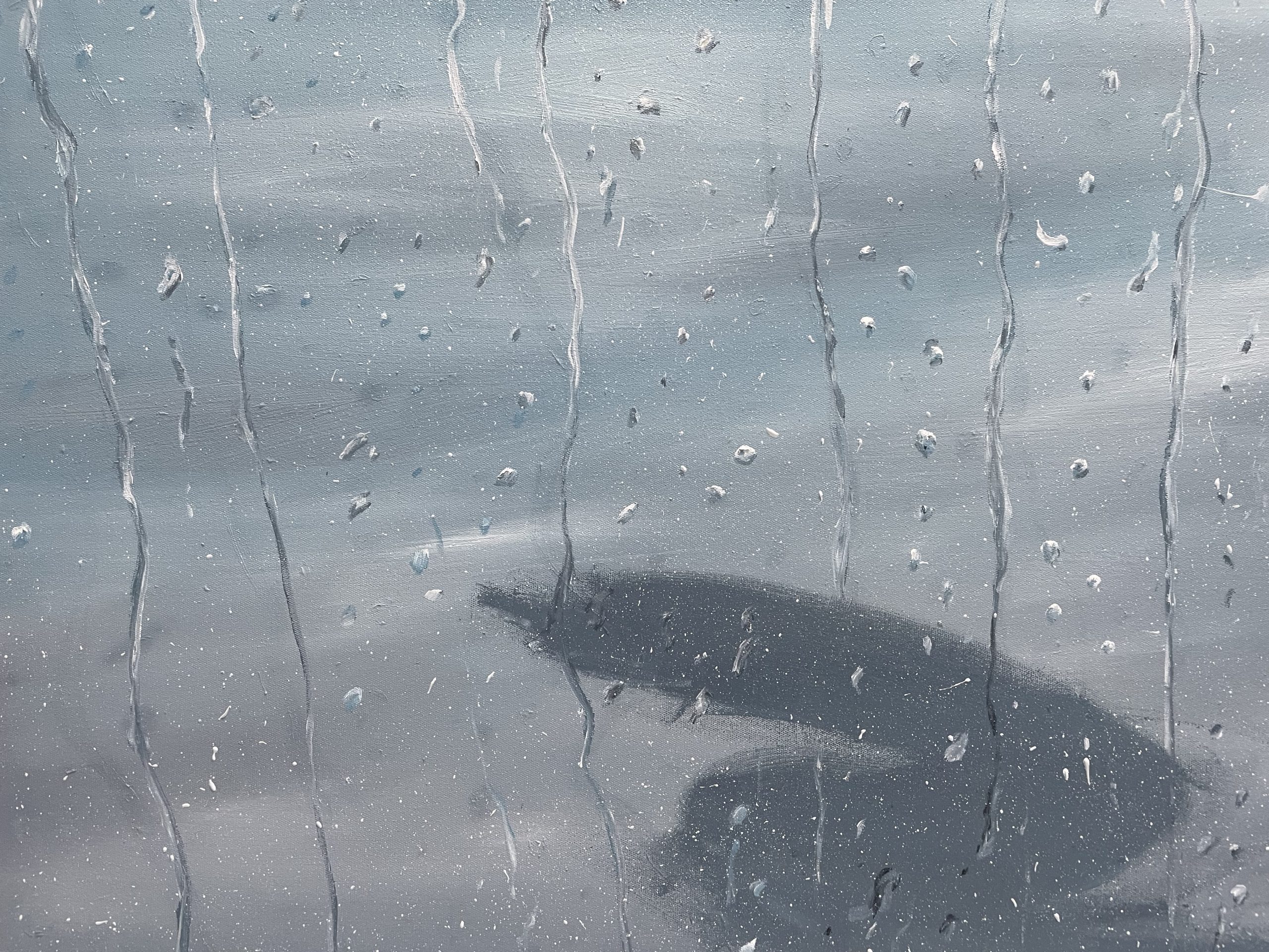 Pluviophile Close Up Alanah Jarvis Rain Painting