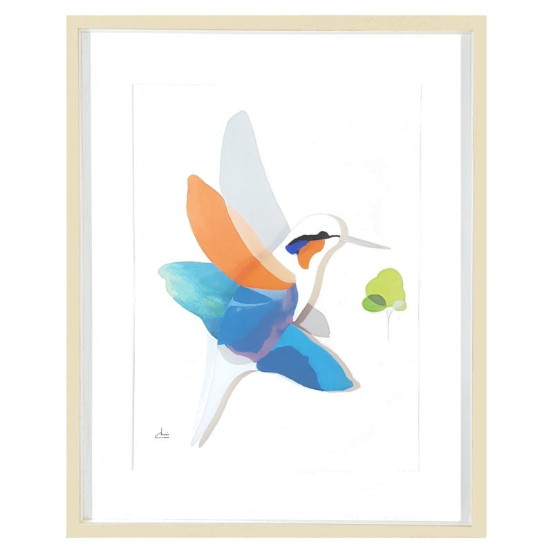 3D Perspex Motion Kingfisher I