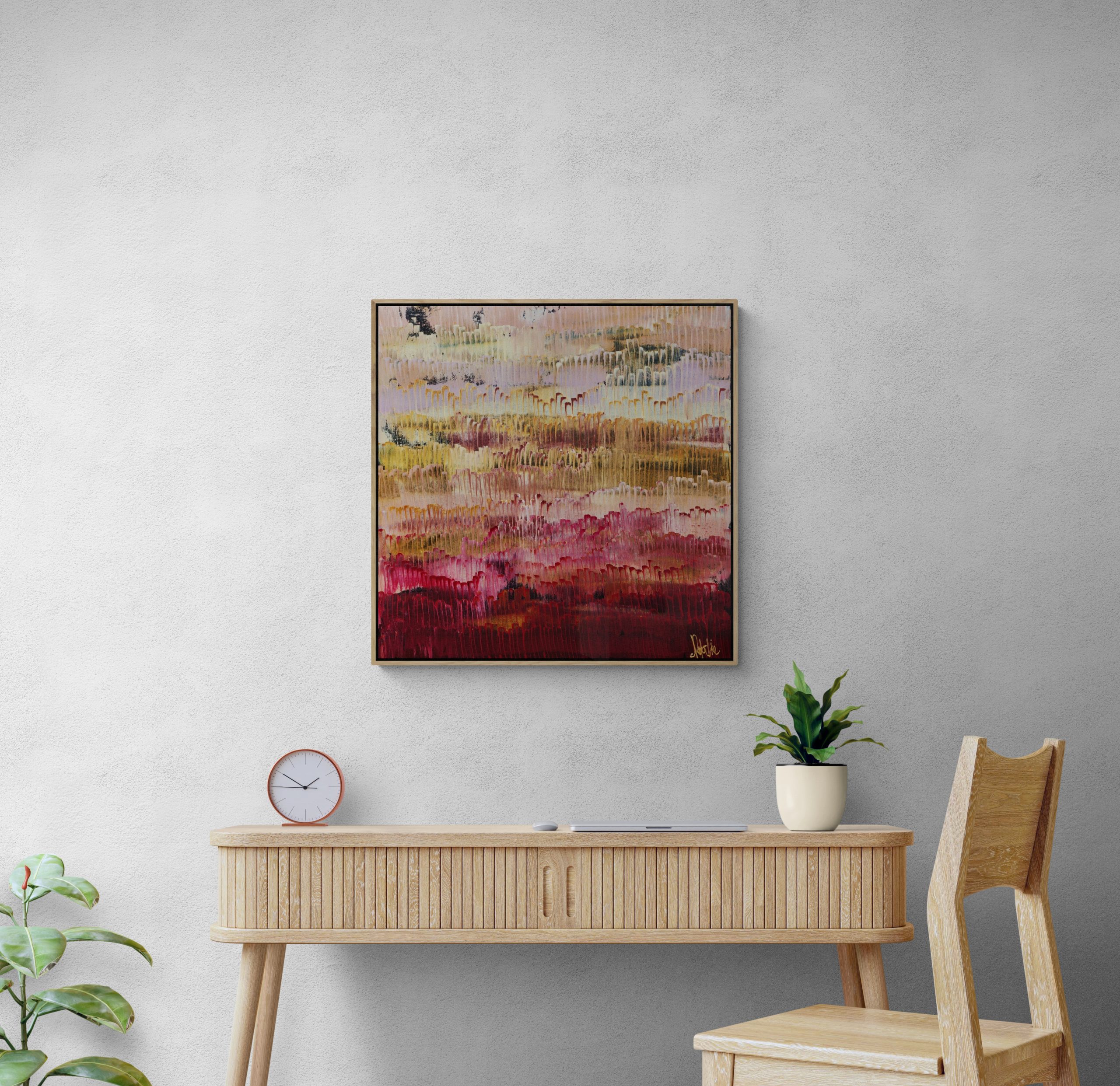 Wooden Study Desk And Chair (6)