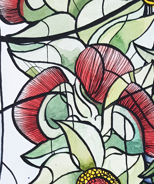 Magpie Vase By Nicola Cowie Macrocarpa