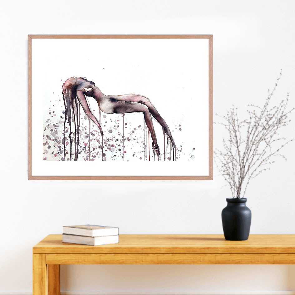 Sydney Artist Leni Kae See Me Rise Ascension Goddess Rising Interior Design Set Up2a