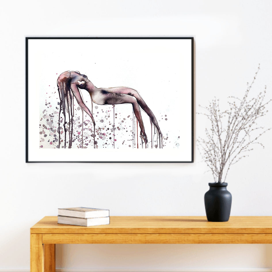 Sydney Artist Leni Kae See Me Rise Ascension Goddess Rising Interior Design Set Up2