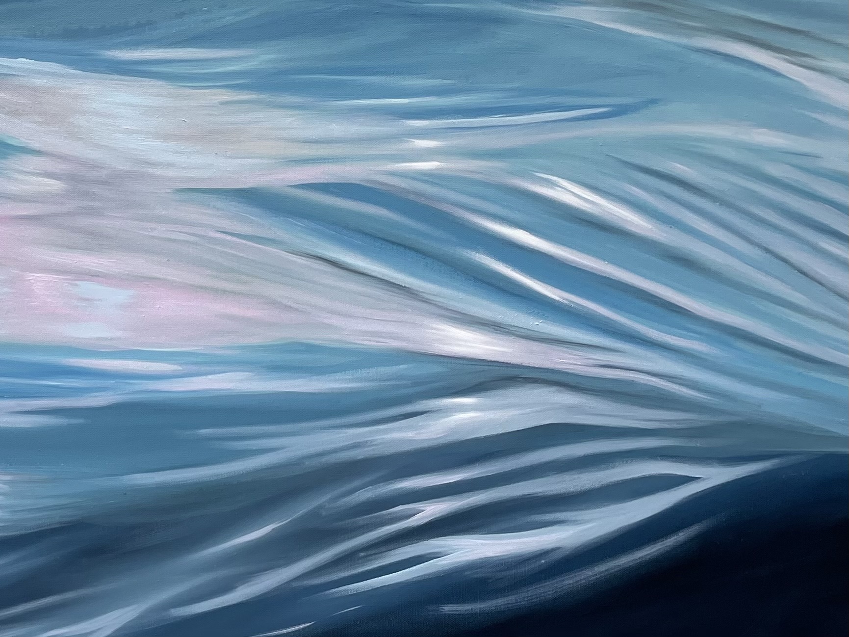 Alanah Jarvis Ocean Art Dark Water Rewards At Sunrise