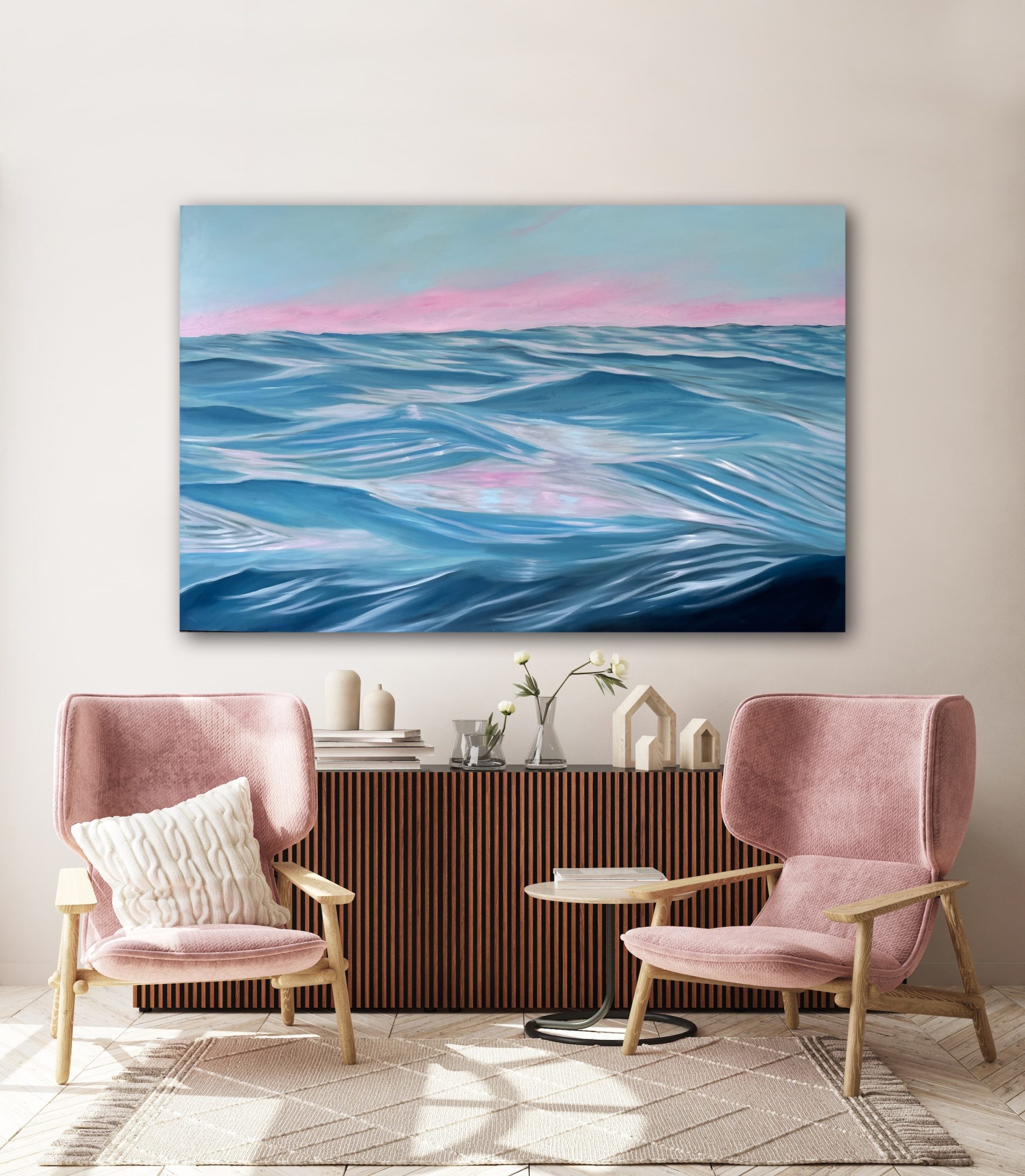 Rewards At Sunrise Alanah Jarvis Pink Interior