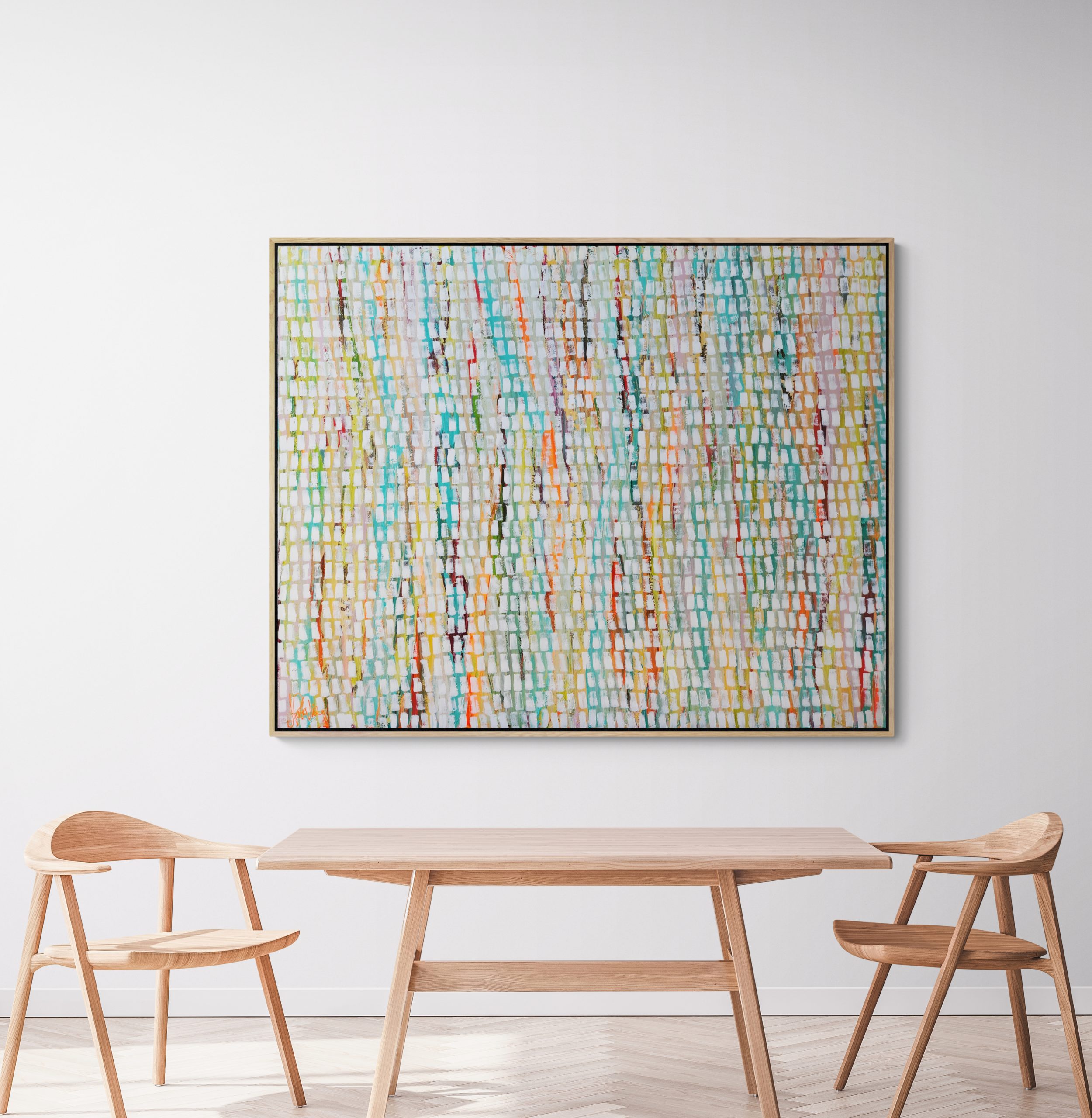 Bright Dining Room With Wooden Table And Chairs (1)