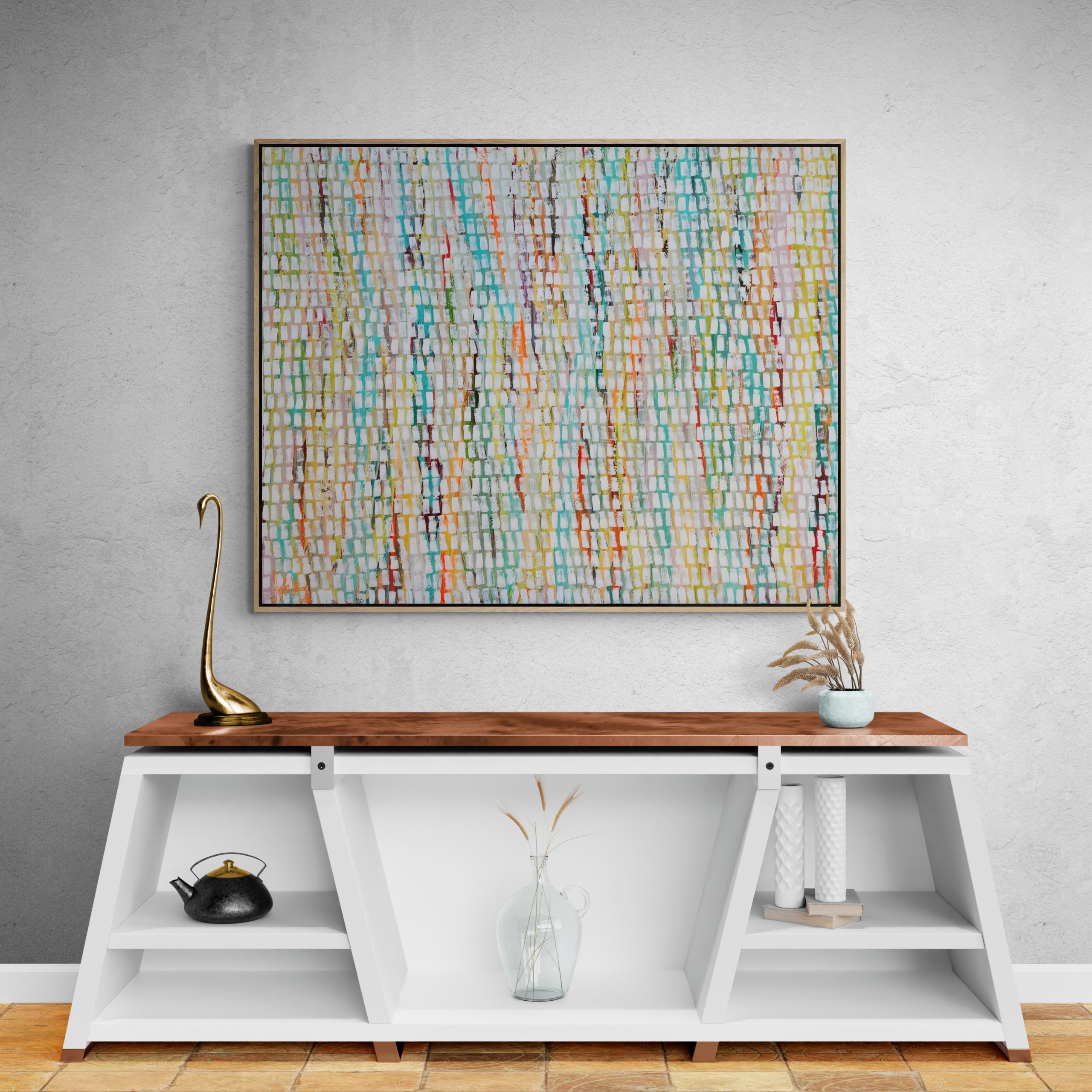 Hallway With Modern White Cabinet (9)