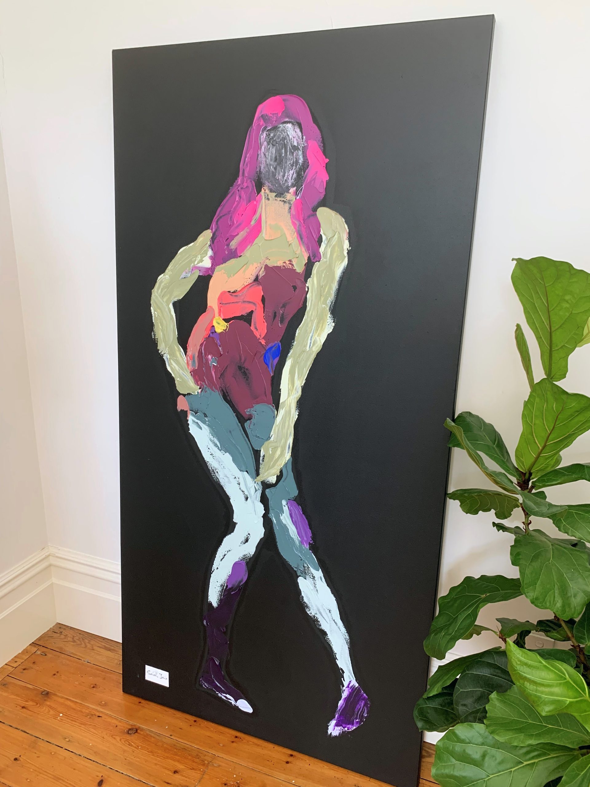 Wild Child Painting Close Up Detail