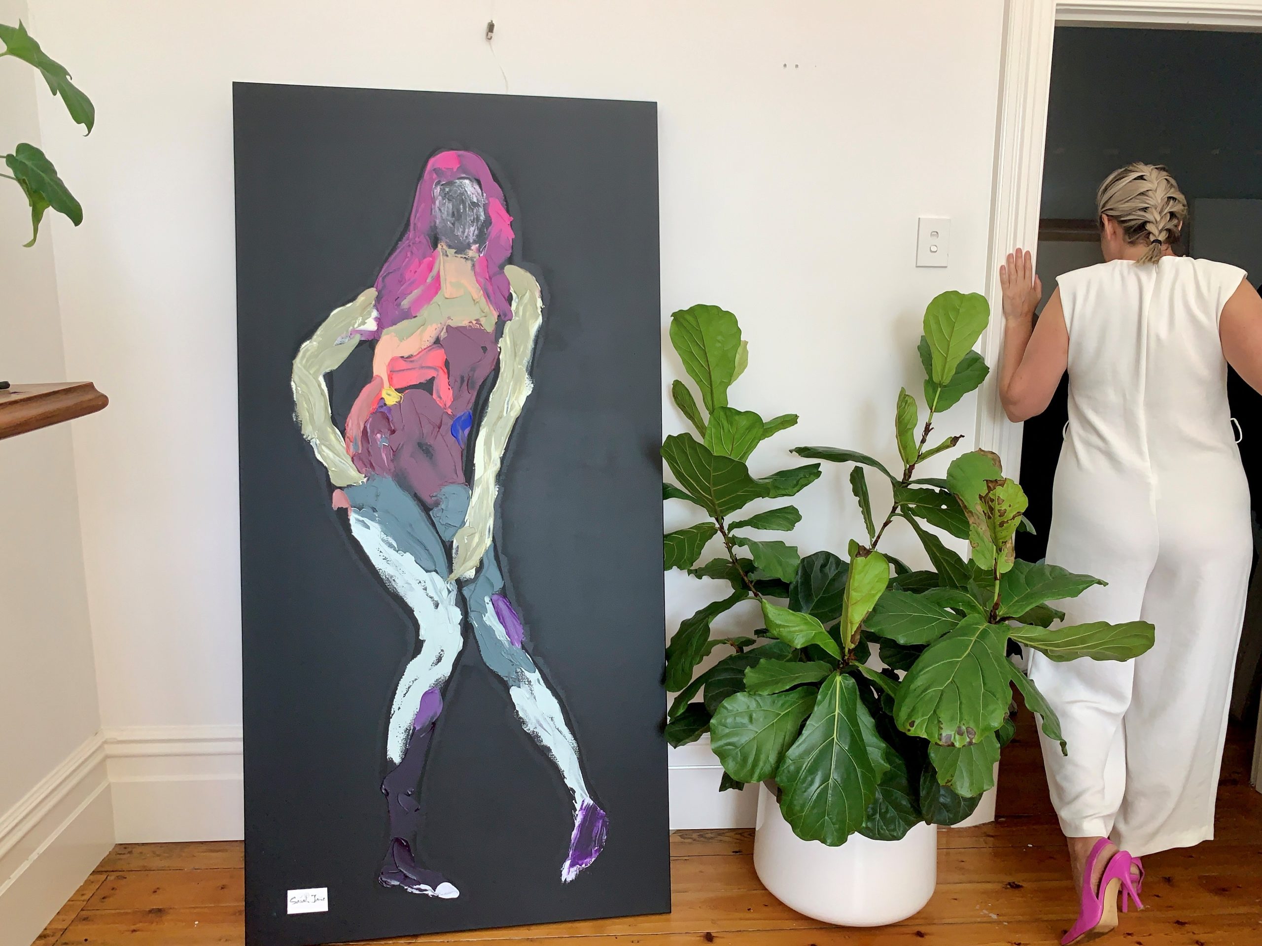 Wild Child Painting Contemporary Art Adelaide Sarah Jane Artist