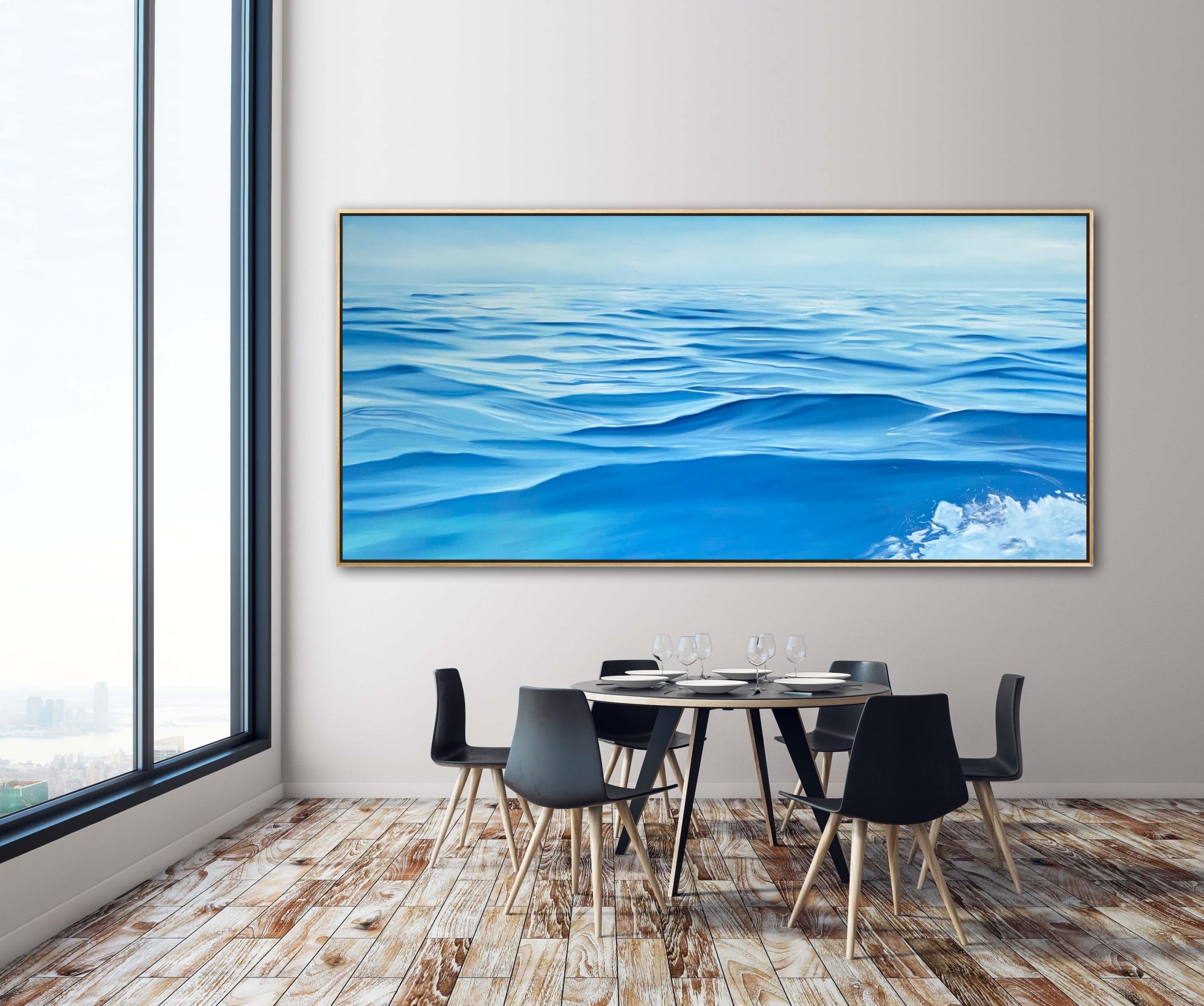 Alanah Jarvis Ocean Painting For Apartment