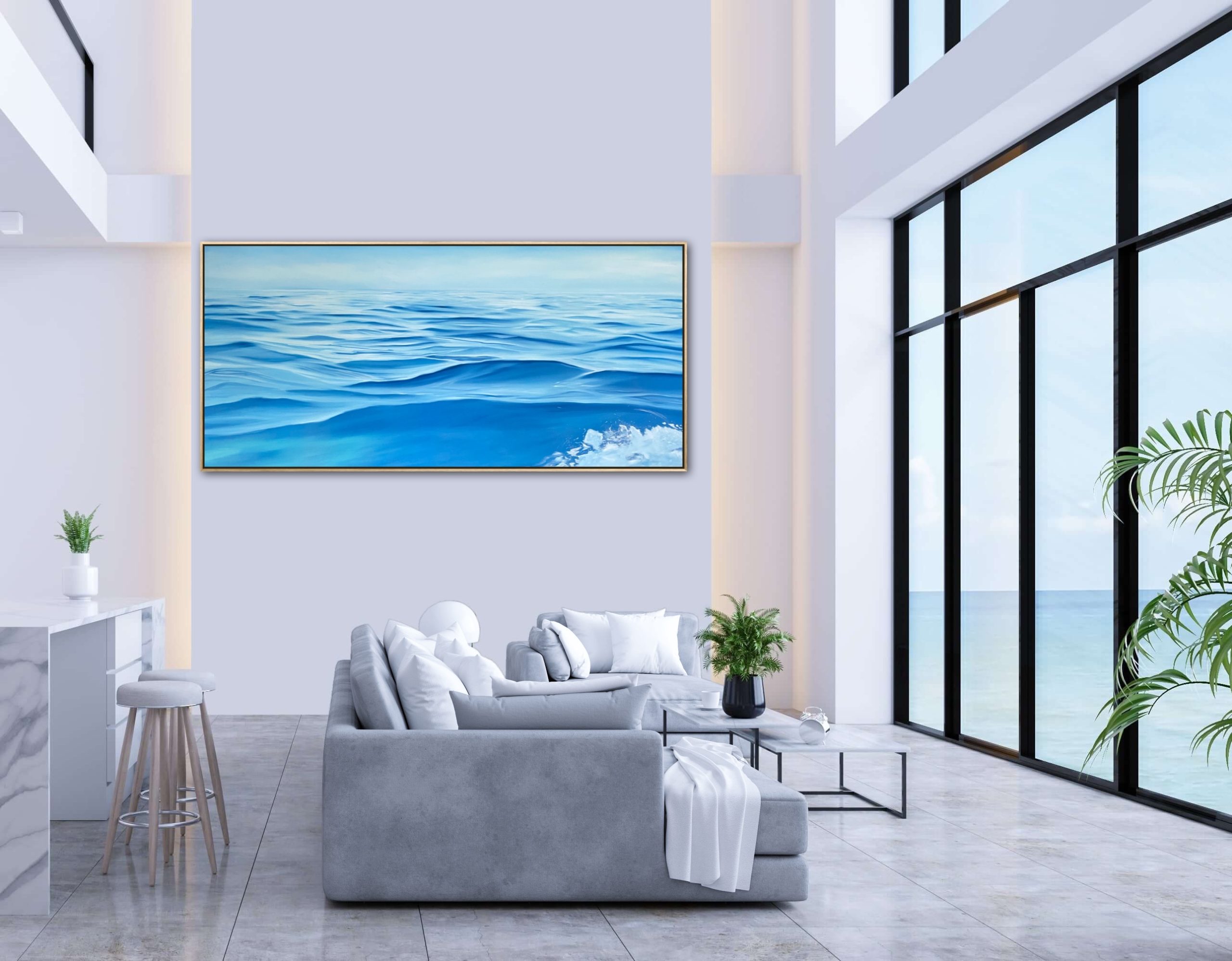 Alanah Jarvis Ocean Perspective 2 Meter Painting