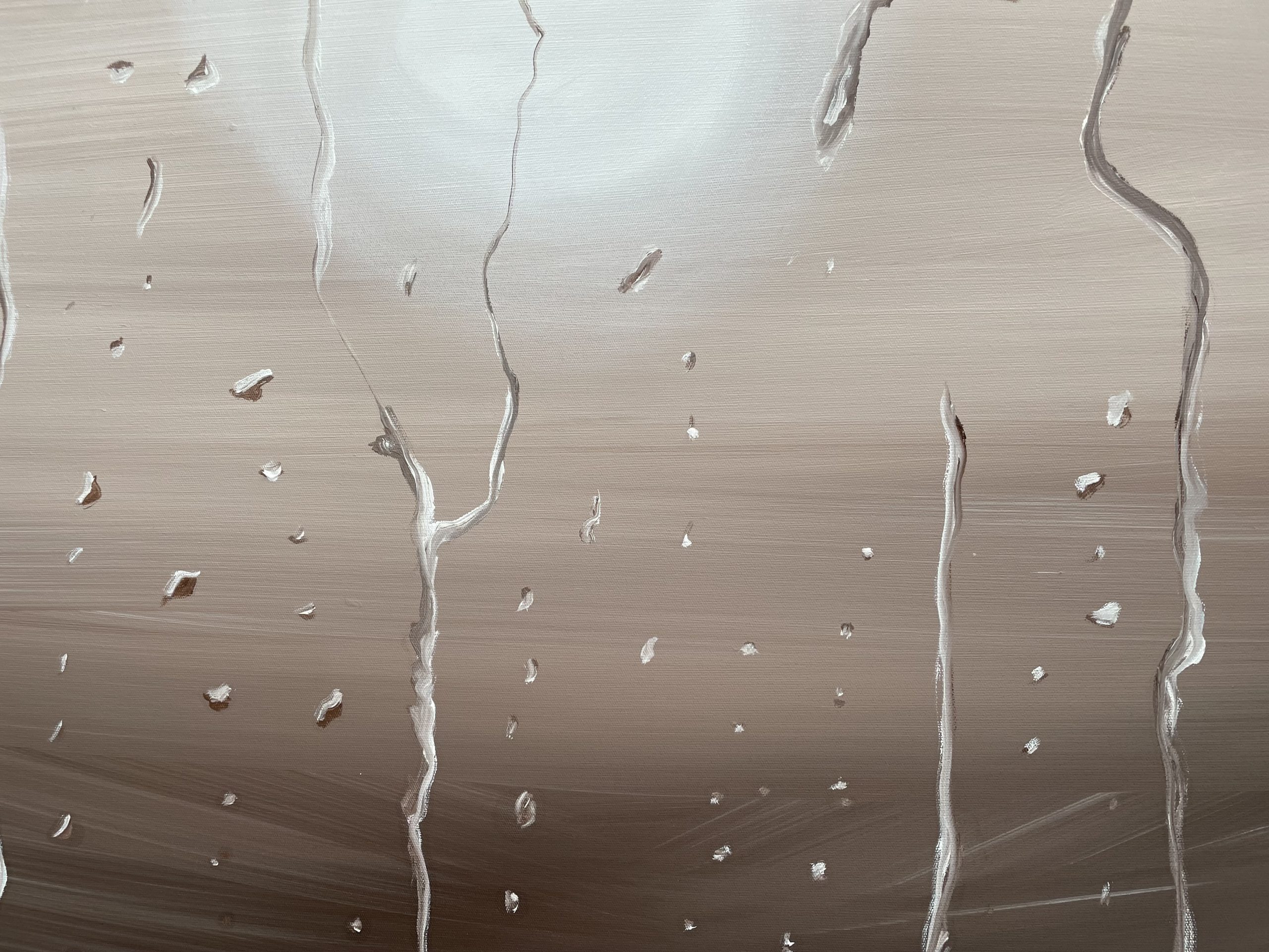 Alanah Jarvis Rain Painting Close Up To Light