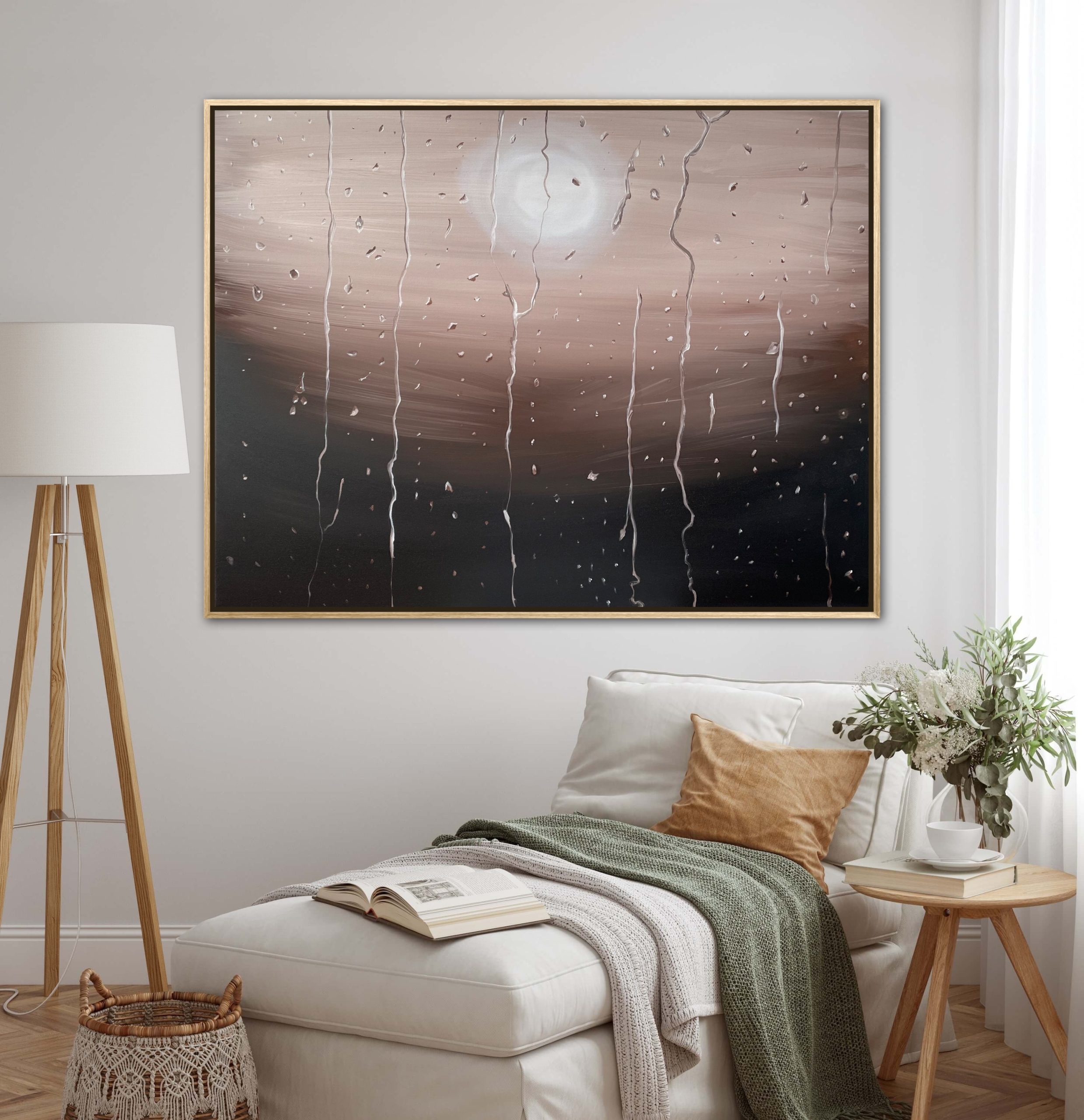 Alanah Jarvis Rain Painting Lounge Art