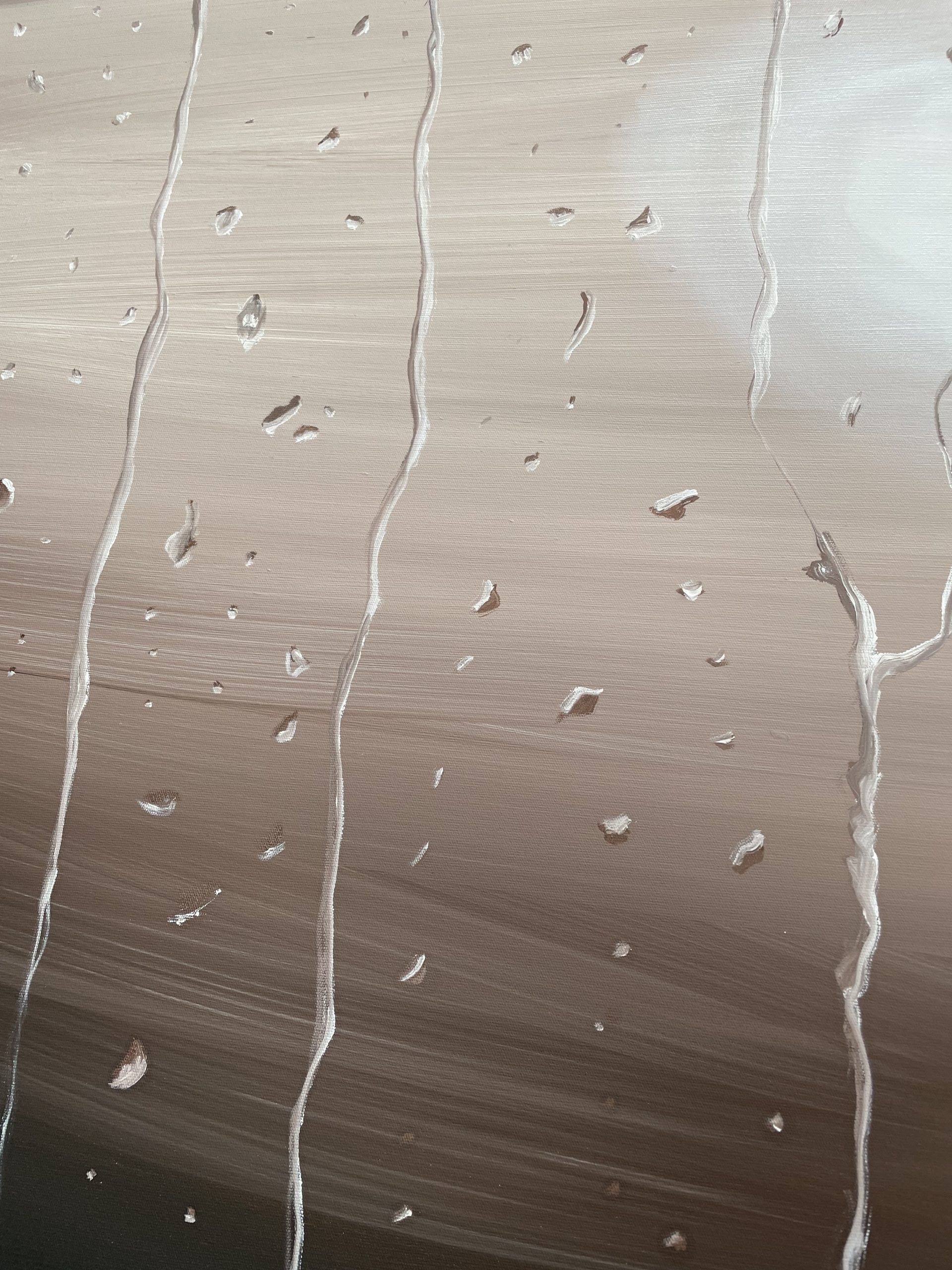 Rain Painting Alanah Jarvis Close Up Drenched In Gratitude