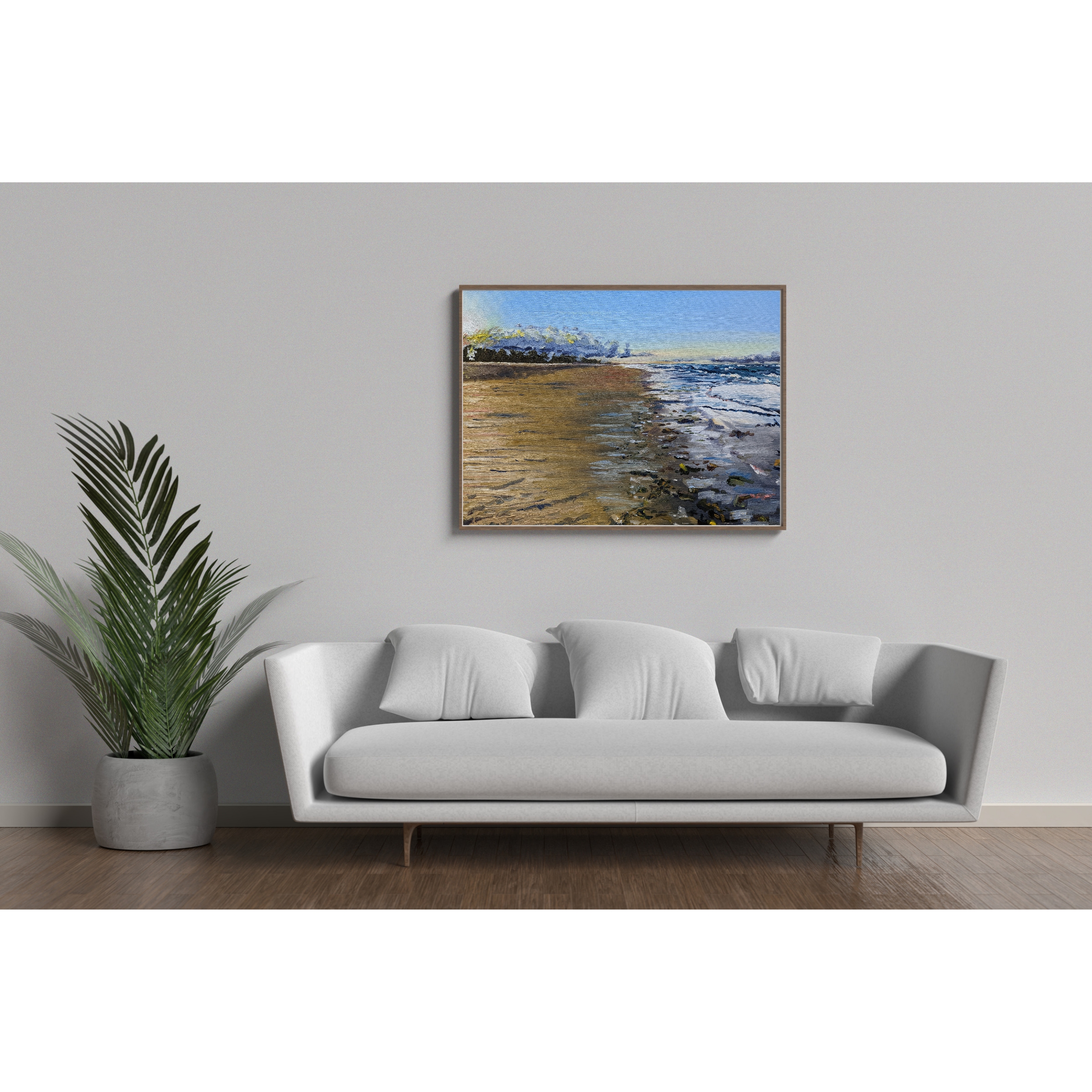 Sam Askin Beach Sunset In Situ