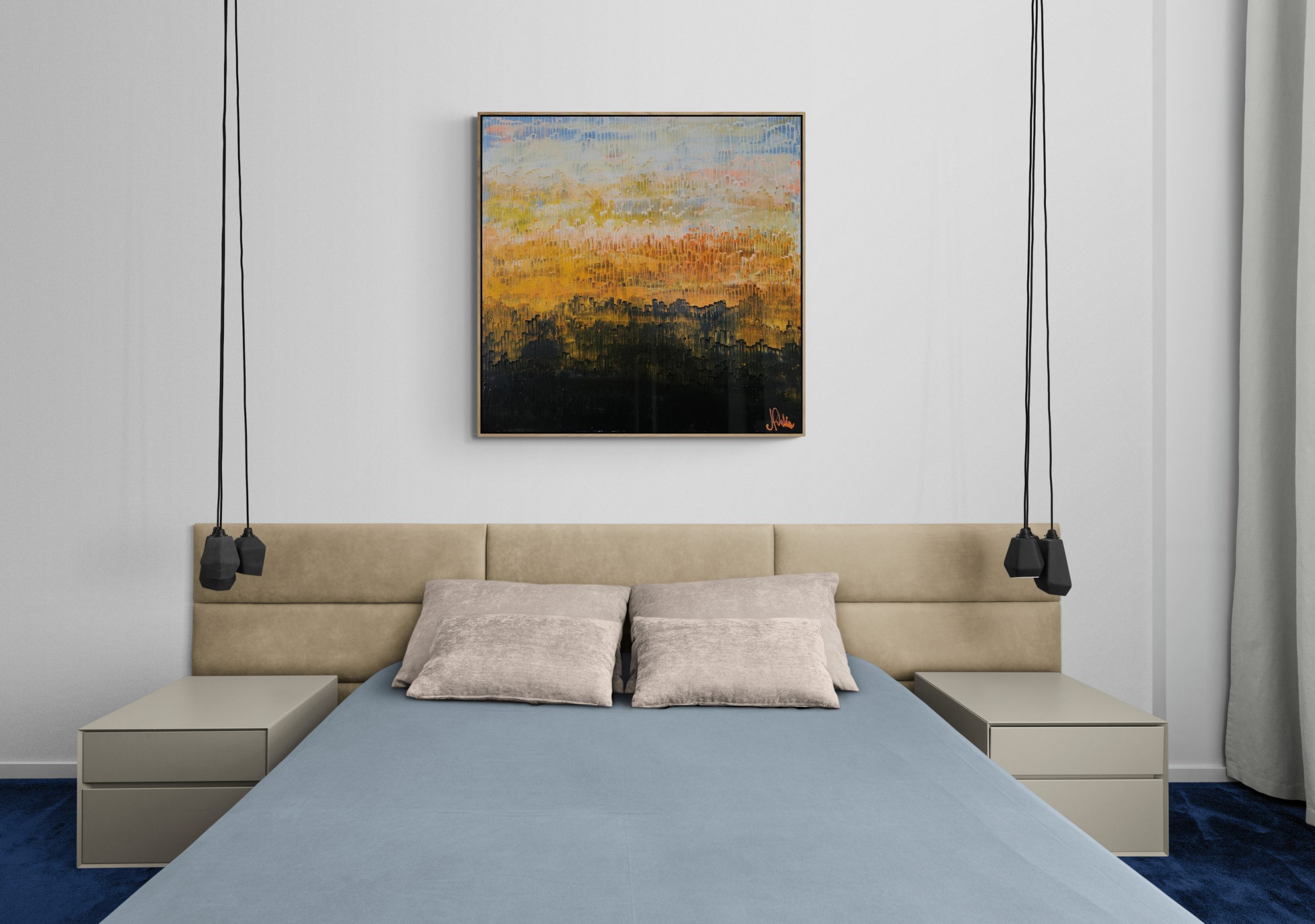 Bed With Leather Headboard