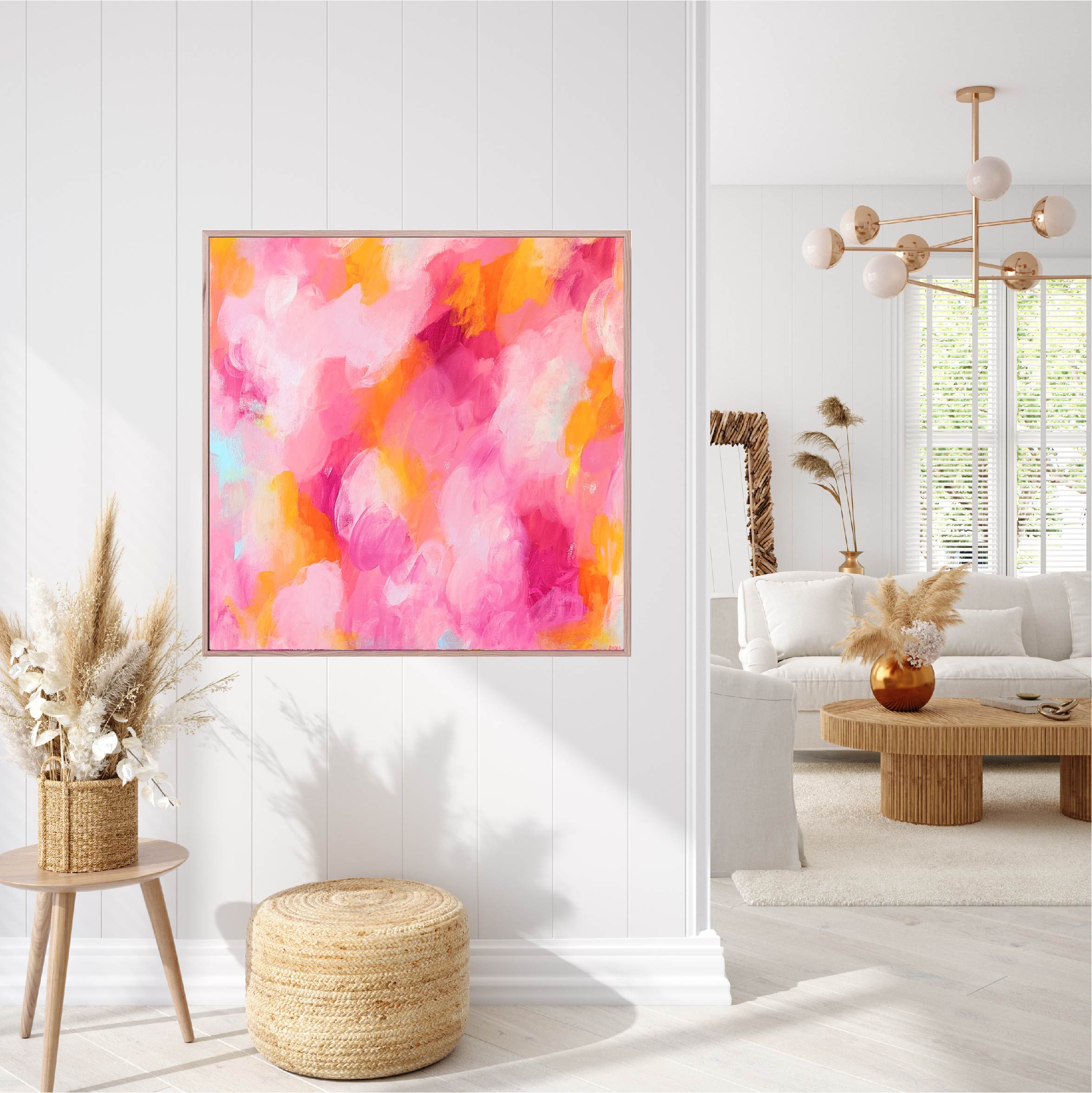 Mimosas At Sunset Framed