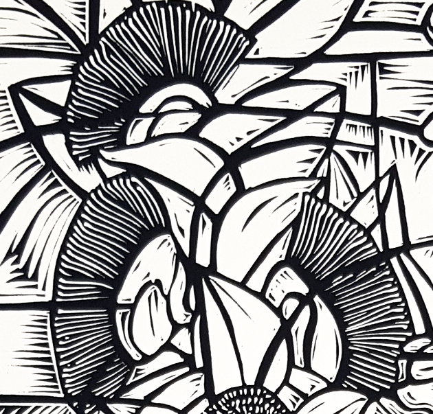 Magpie Vase By Nicola Cowie Monochrome