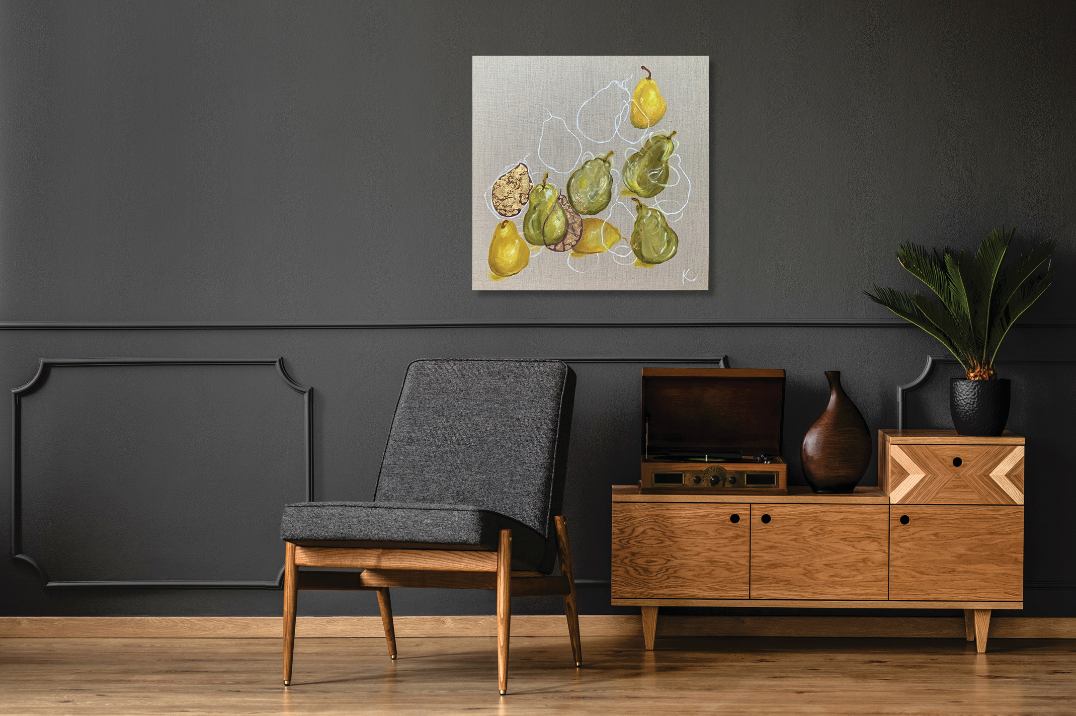 Kim Rees Peared On Linen Insitu Retro