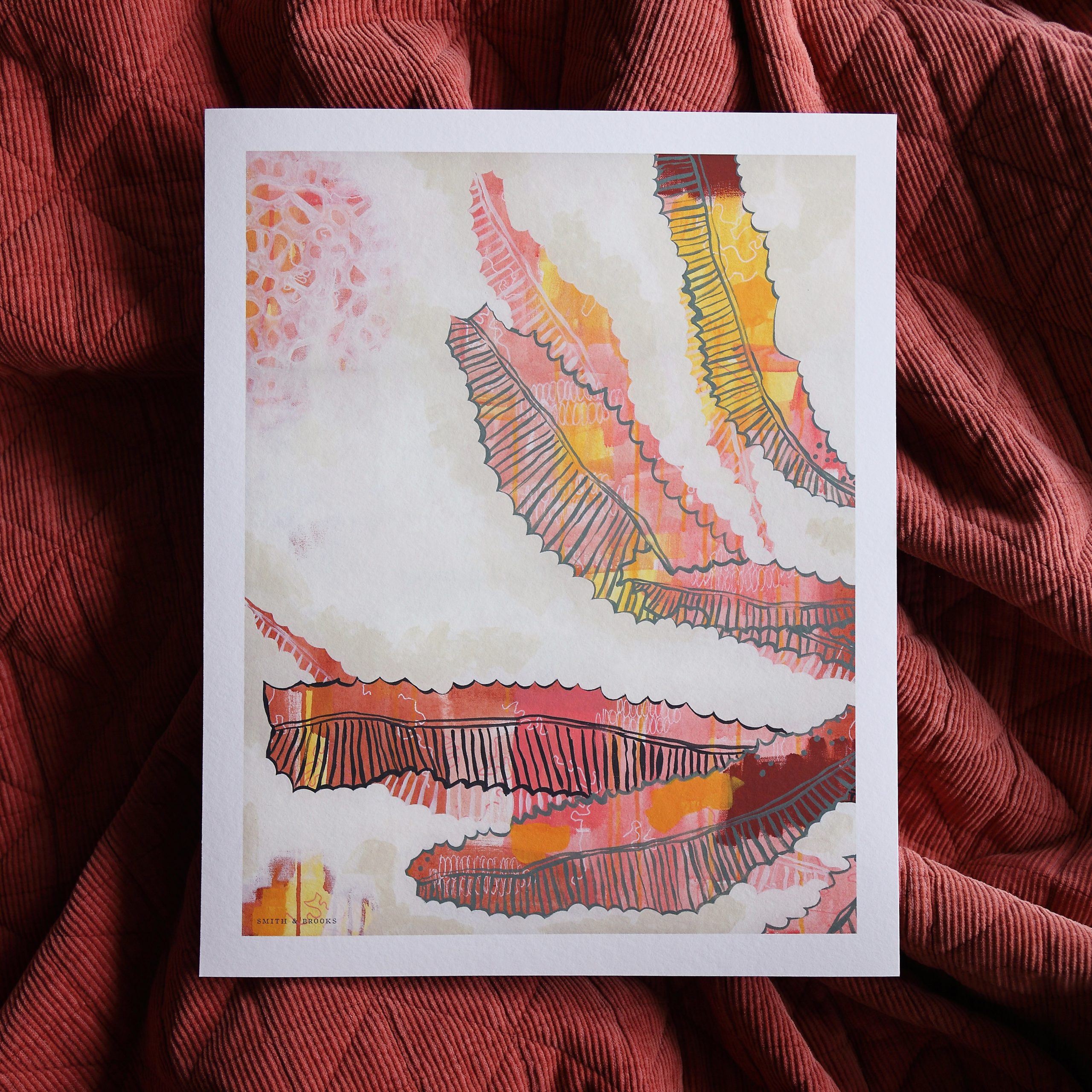 02 Menziesii Moment Smith And Brooks Art Smith & Brooks Brisbane Artist Buy Art For Your Home Australian Artist Contemporary Australian Art Banksia Art Pink And Red Art