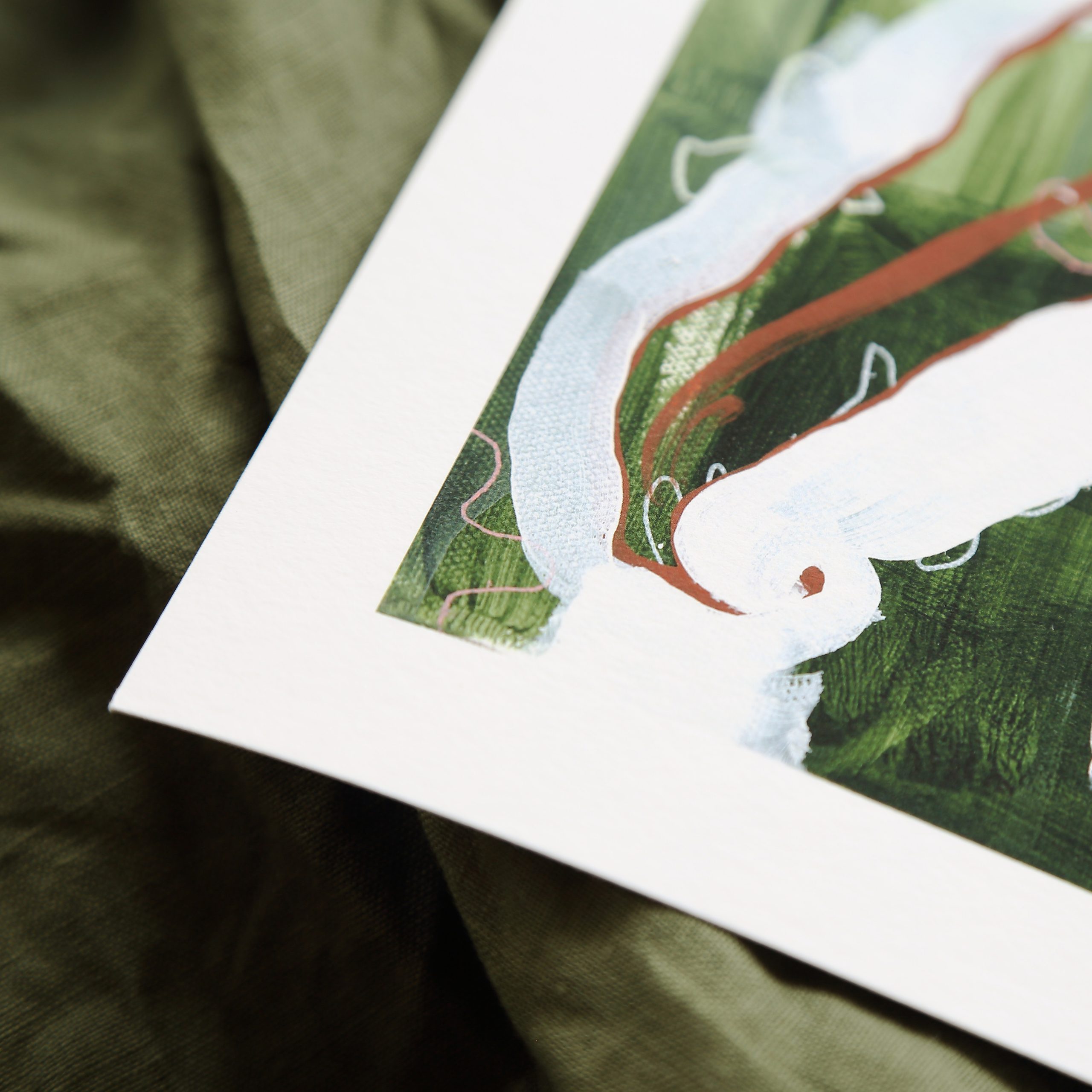 03 Tallowwood Moment Smith And Brooks Art Smith & Brooks Brisbane Artist Buy Art For Your Home Australian Artist Contemporary Australian Art Gum Tree Art Green And Red Art