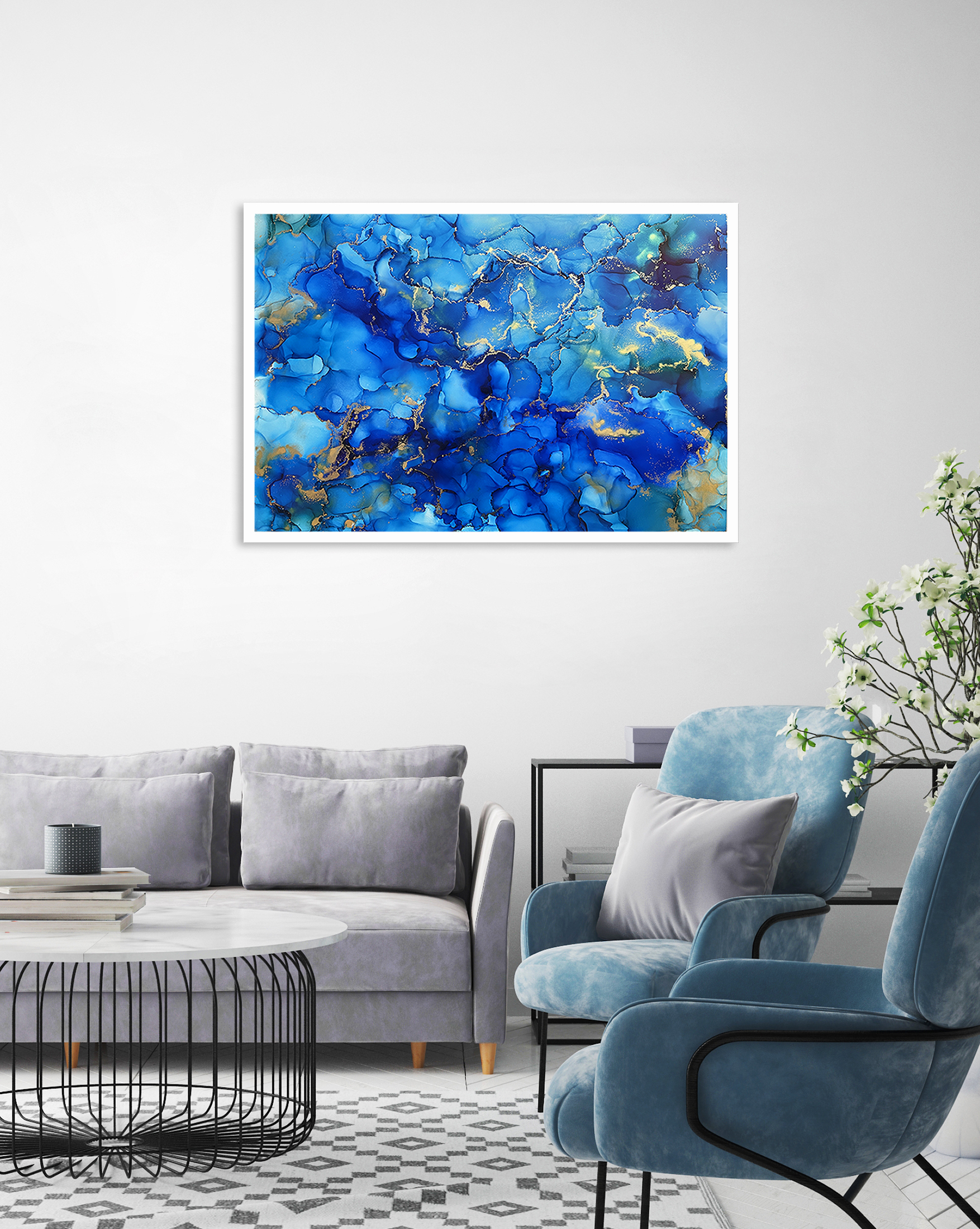 Mock,up,poster,frame,in,hipster,interior,background,,scandinavian,style,