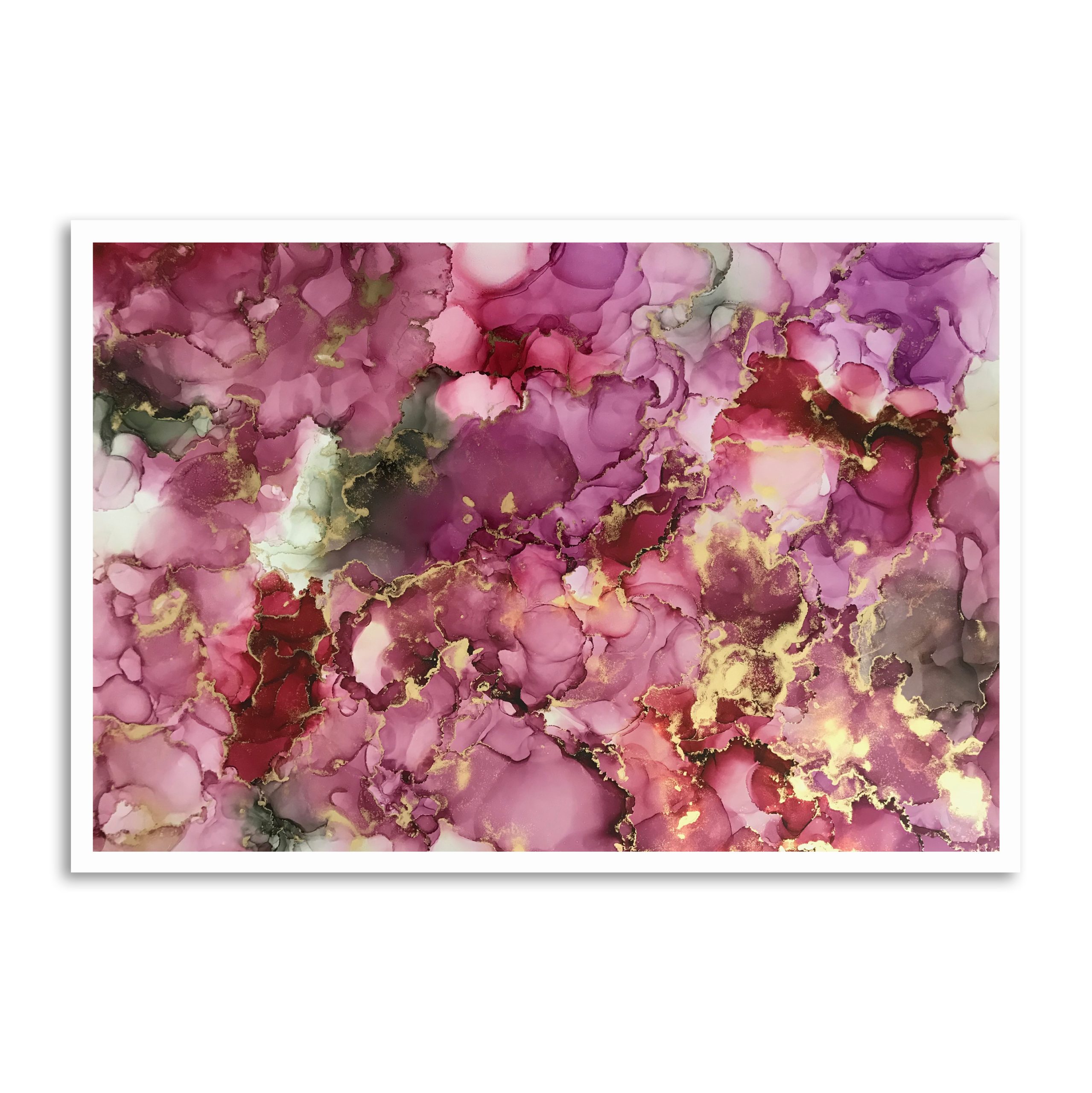 Pink Rose Garden 73x53cm