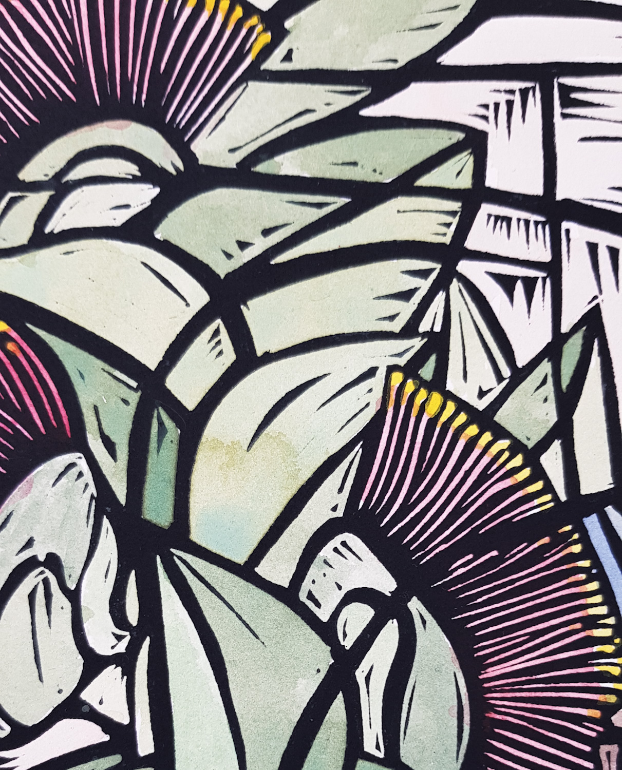 Magpie Vase In Colour 1of10 Nicola Cowie Retro