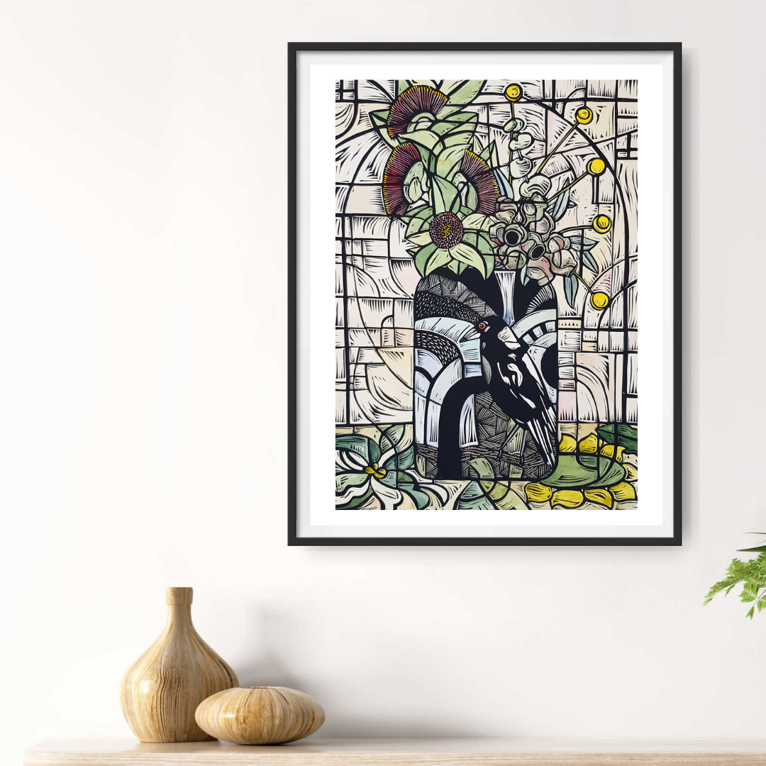 Magpie Vase In Colour 1of10 Nicola Cowie In Situ