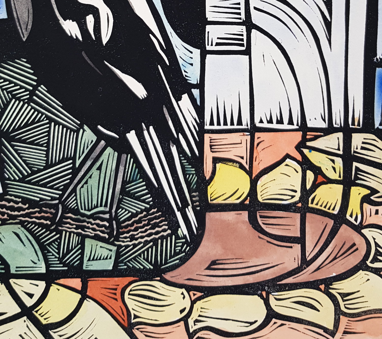 Magpie Vase In Colour 2of10 By Nicola Cowie Det