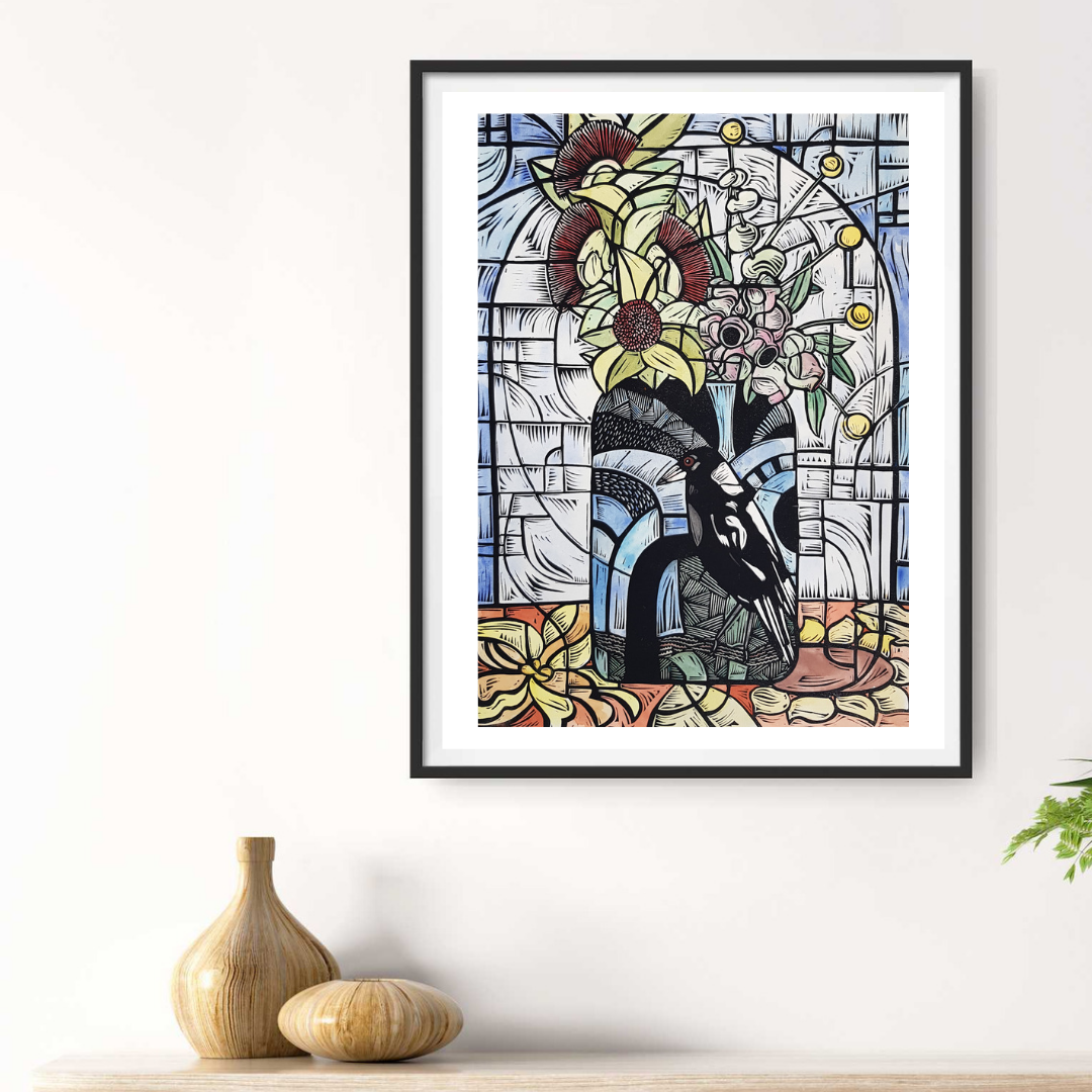 Magpie Vase In Colour 2of10 By Nicola Cowie In Sit