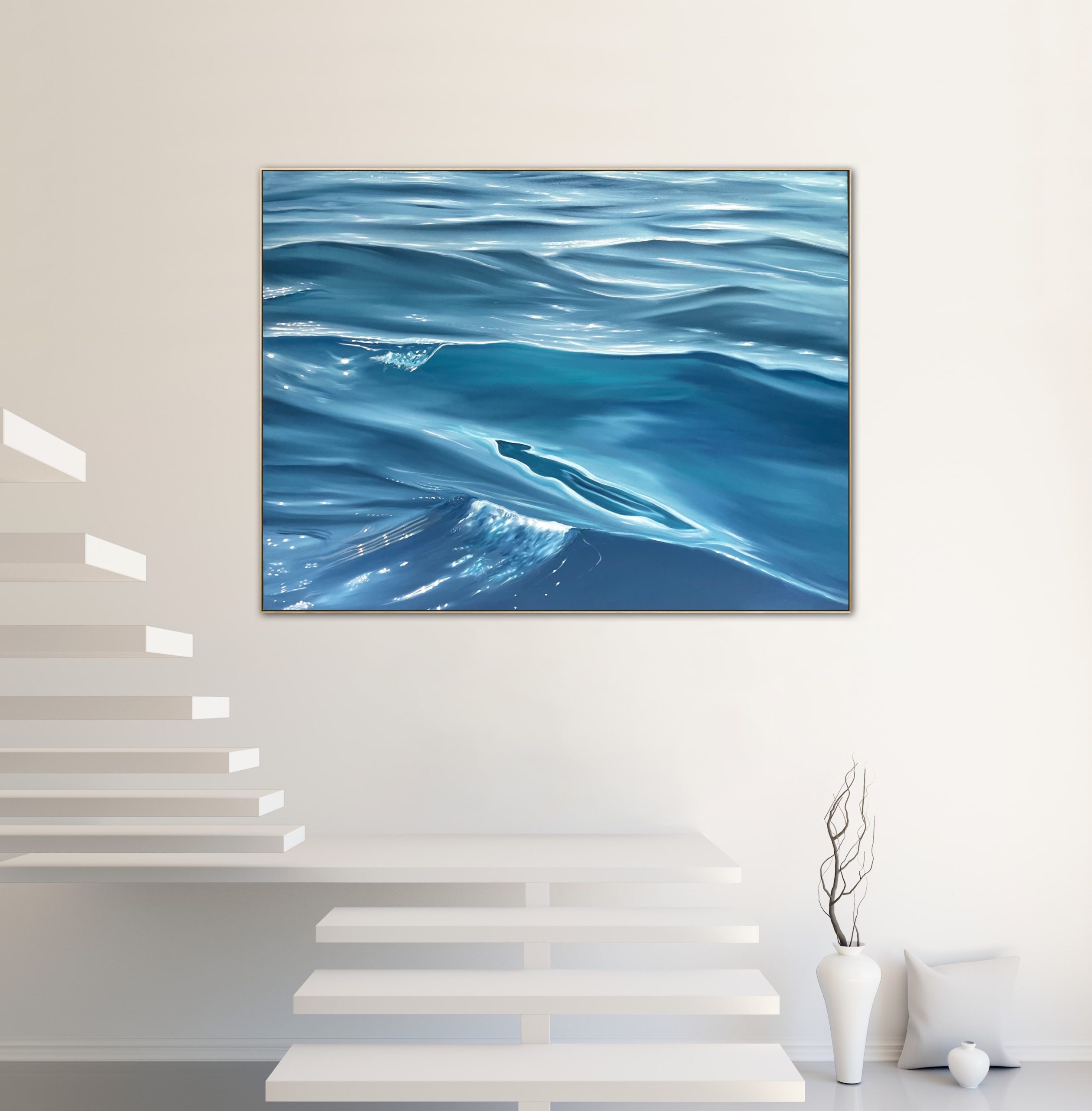 Alanah Jarvis Ocean Art White Stair Case