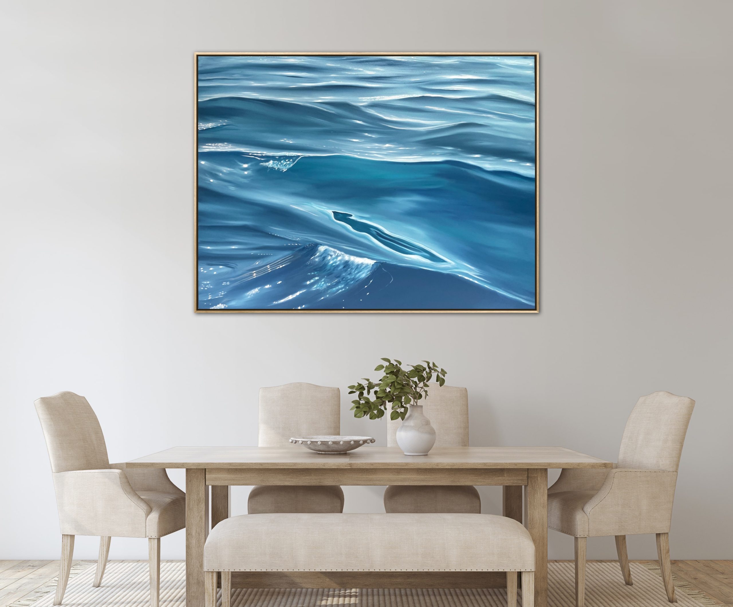 Out On The Water With You Dining Room Art Framed