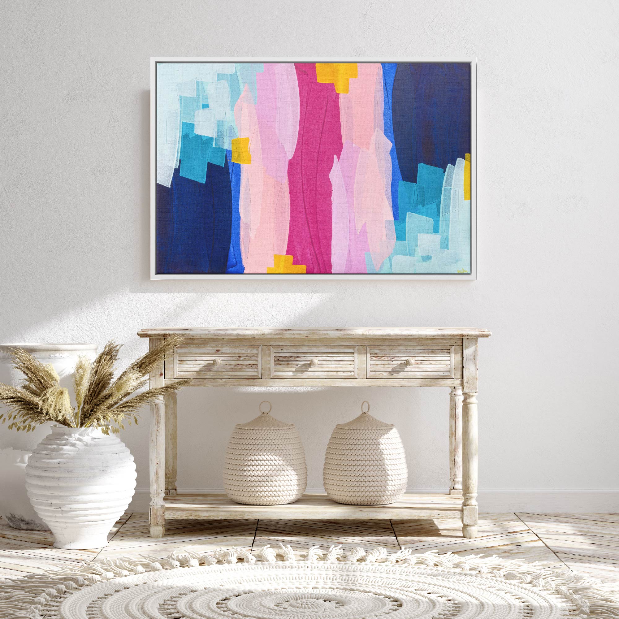 Stereo Hearts 121 X 91 White