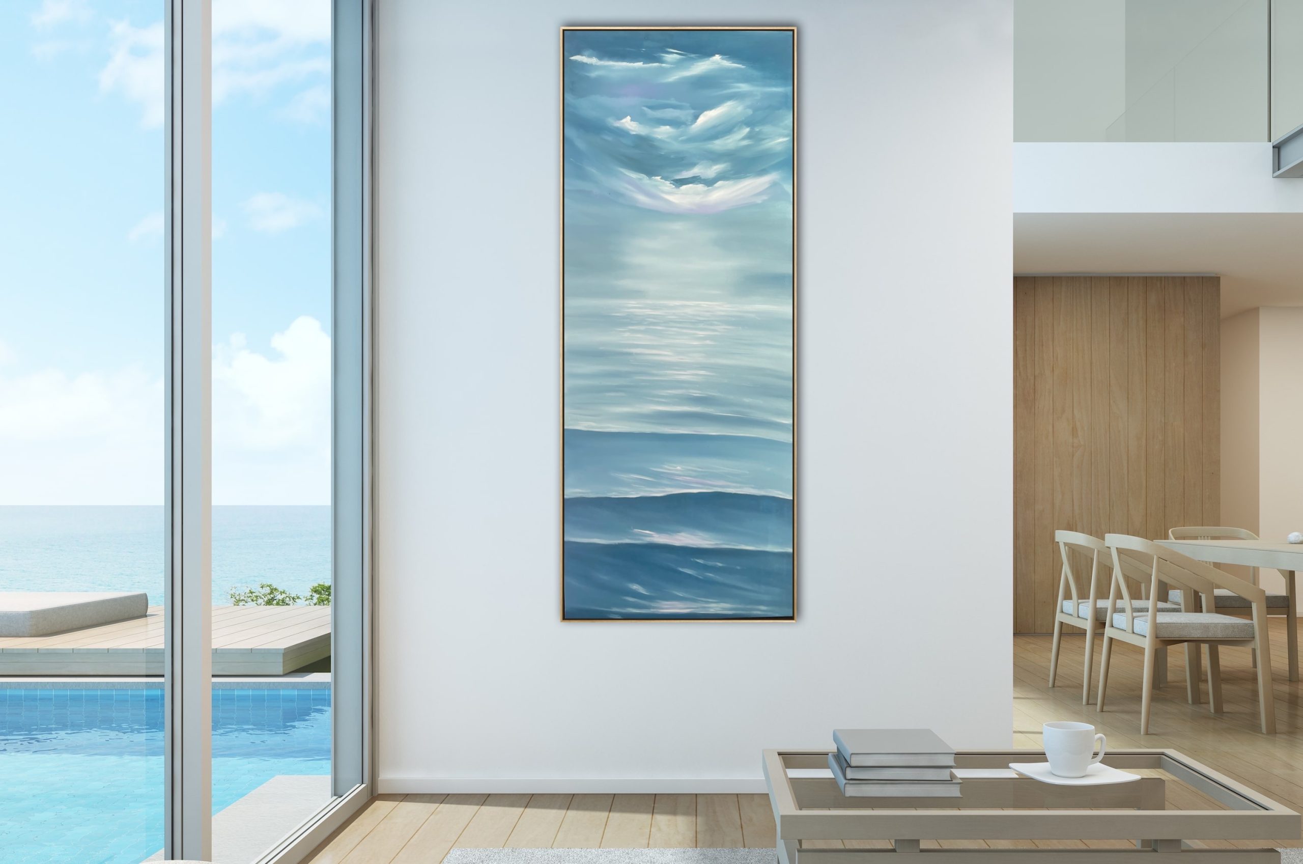 Alanah Jarvis Ocean Art Framed Poolside
