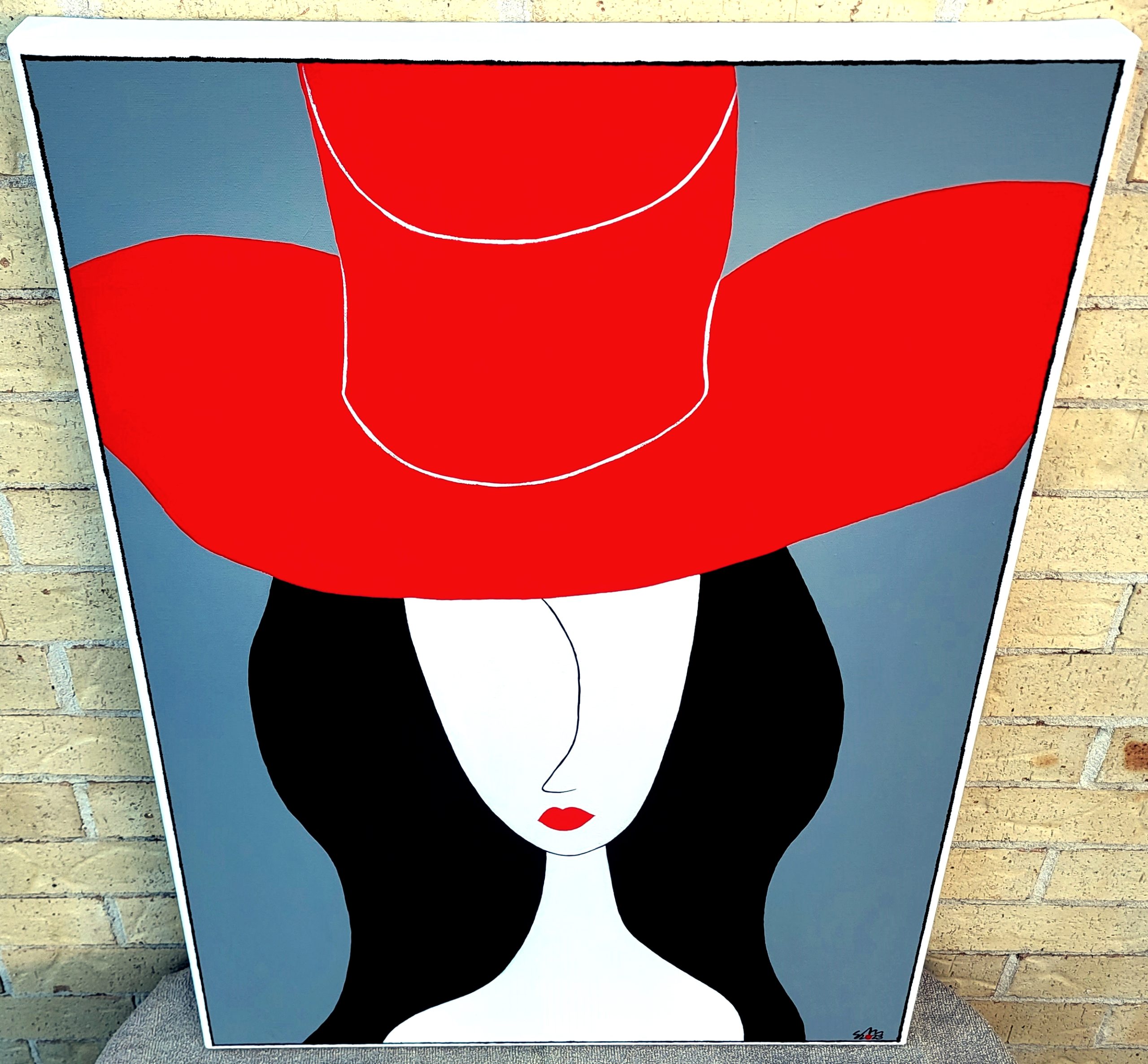 Young Lady With A Red Hat 2023 Views (1)