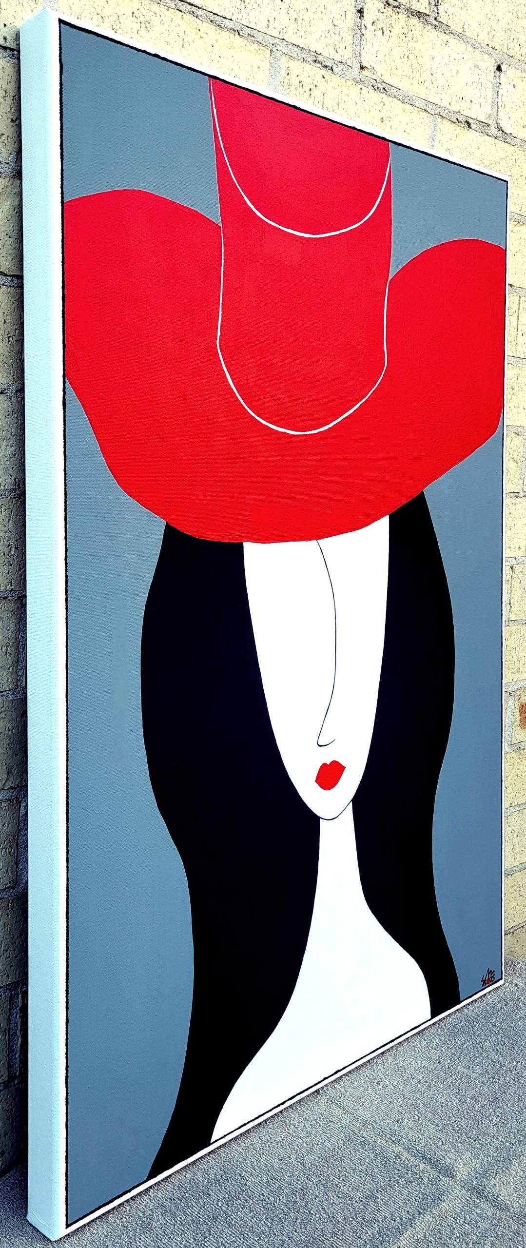 Young Lady With A Red Hat 2023 Views (2)