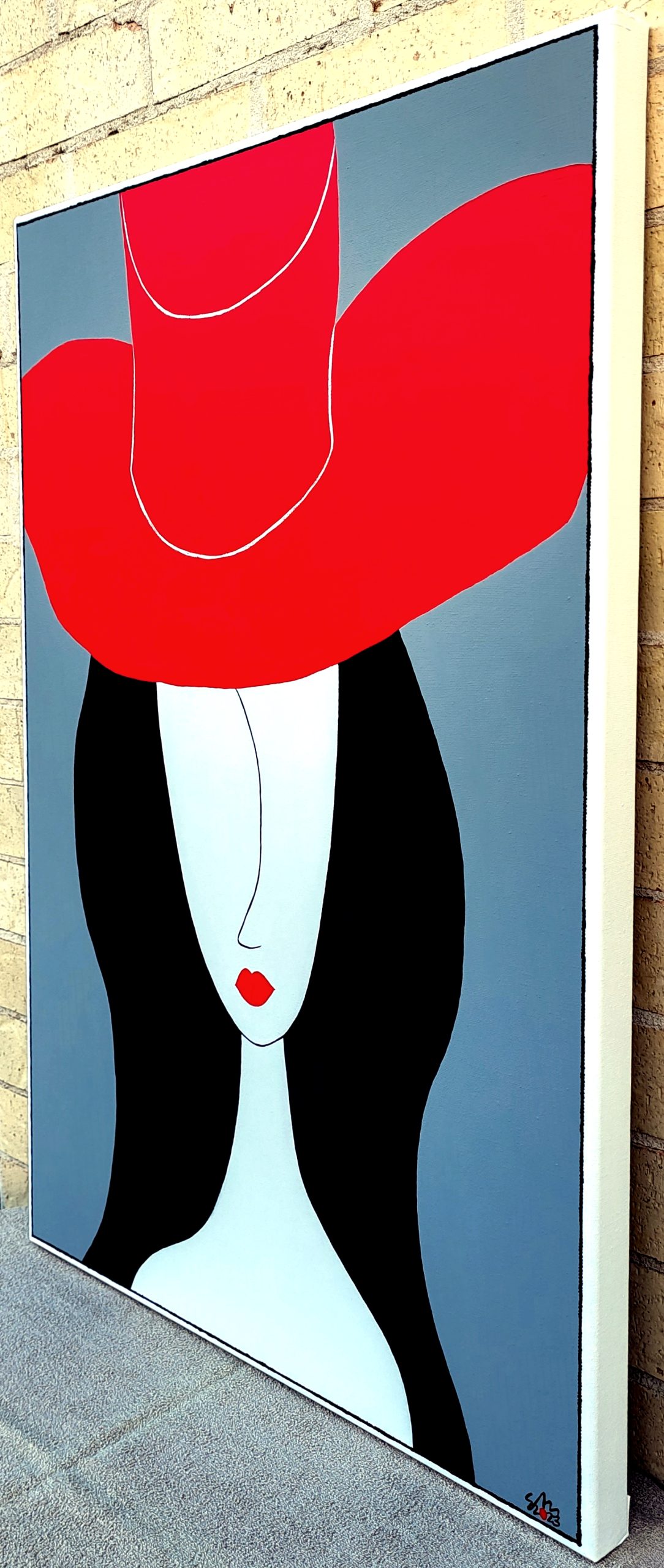 Young Lady With A Red Hat 2023 Views (3)