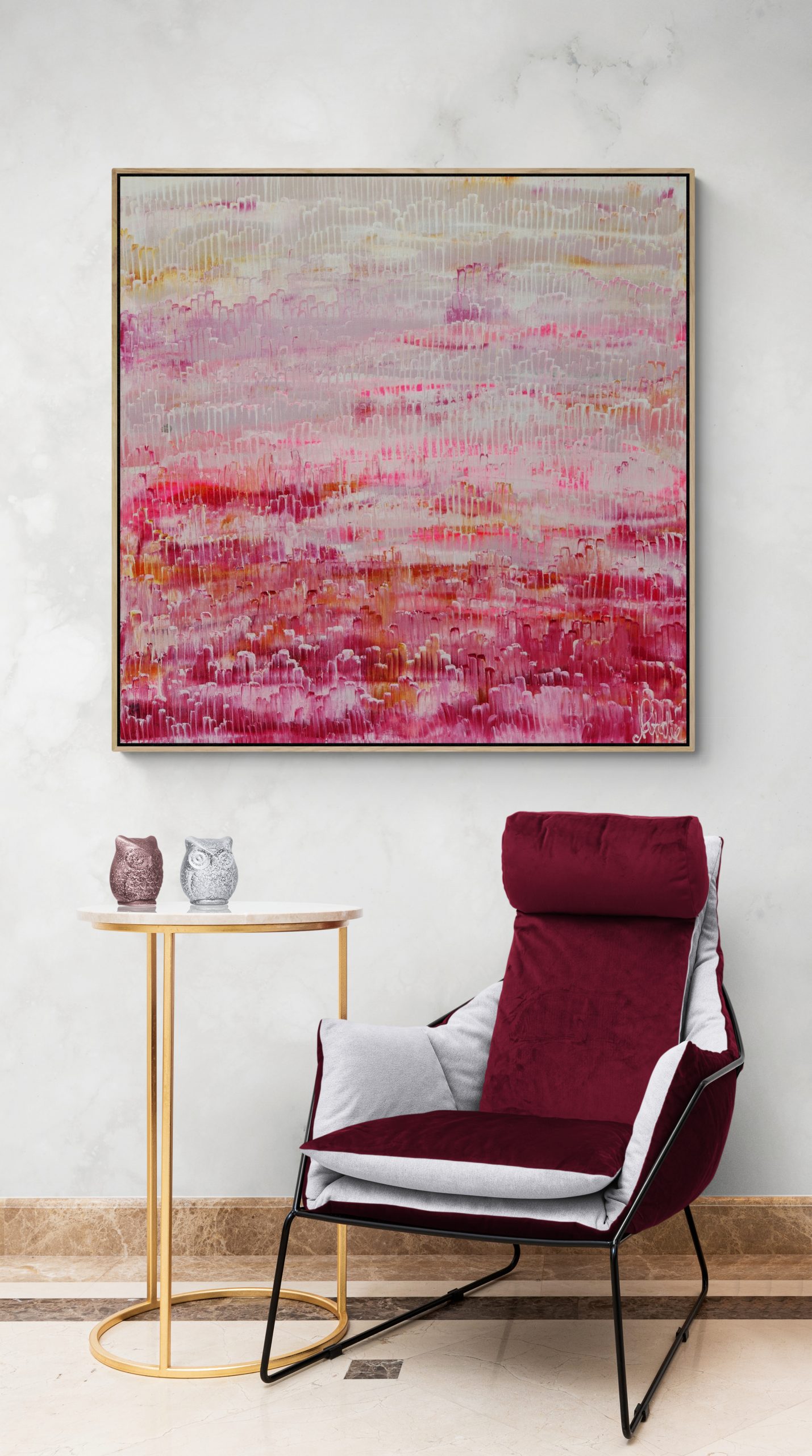 Fancy Chair And Ornamental Owls (4)