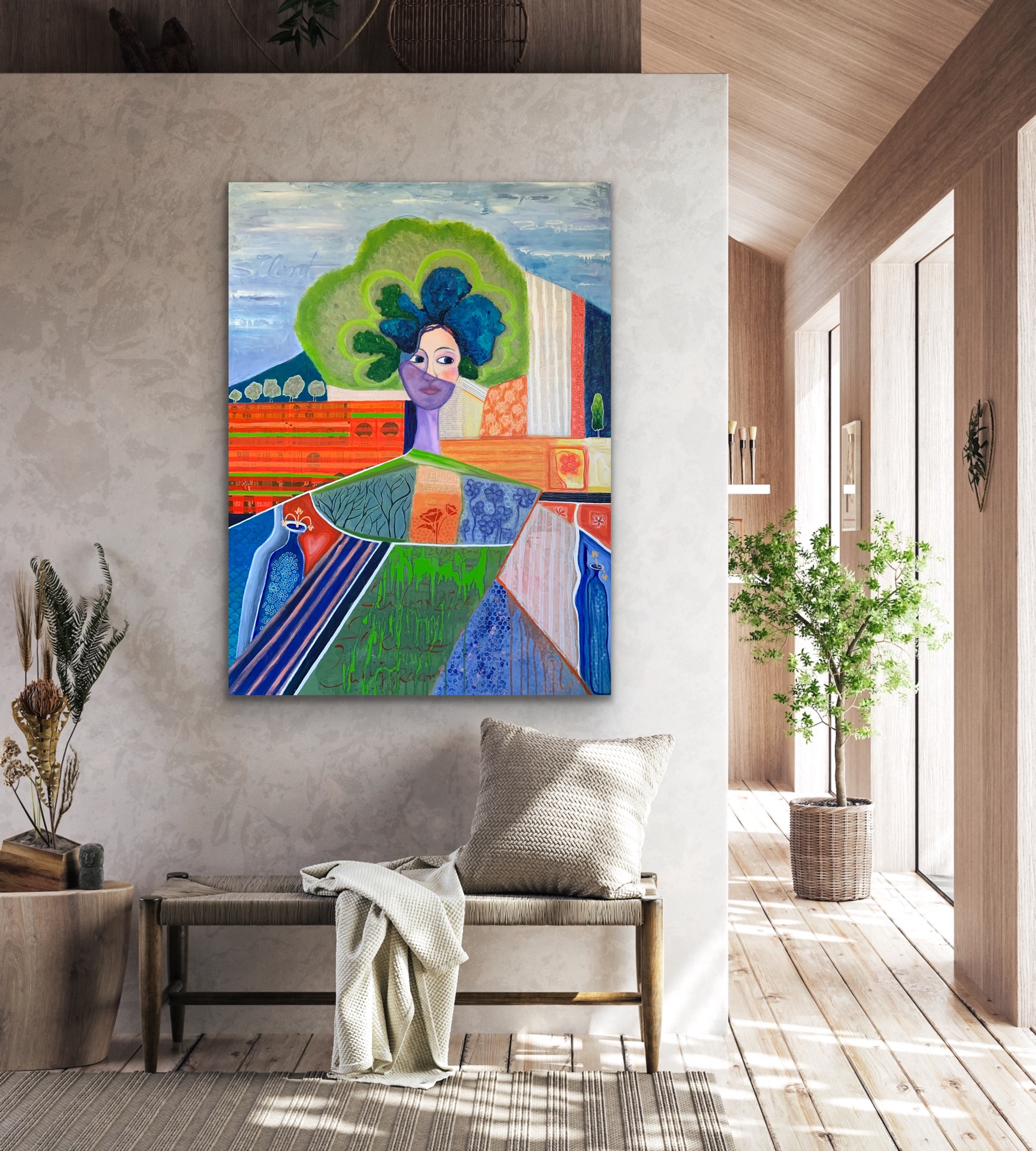 Speechless Insitu Wall With Plants