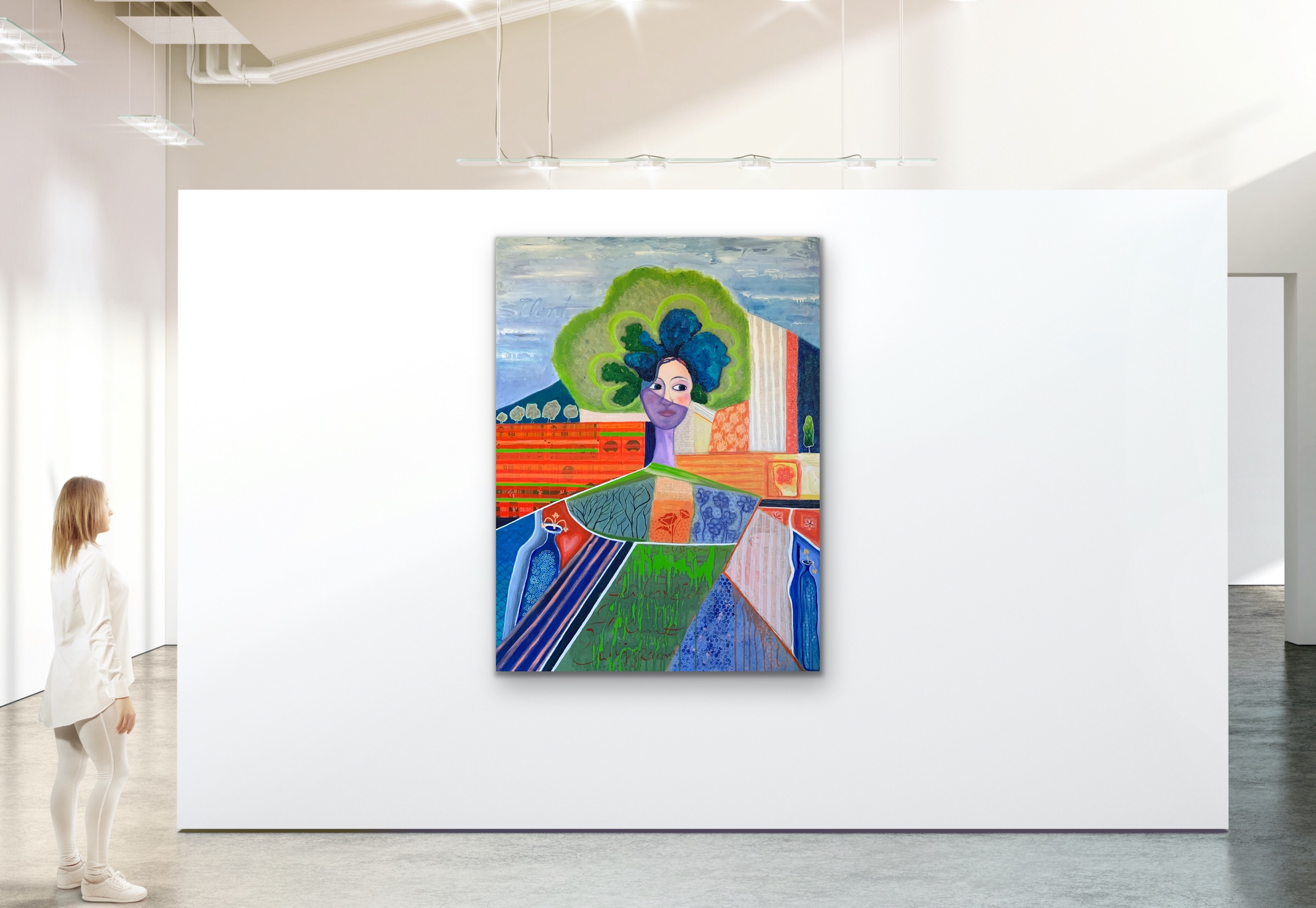 Speechless Insitu White Wall