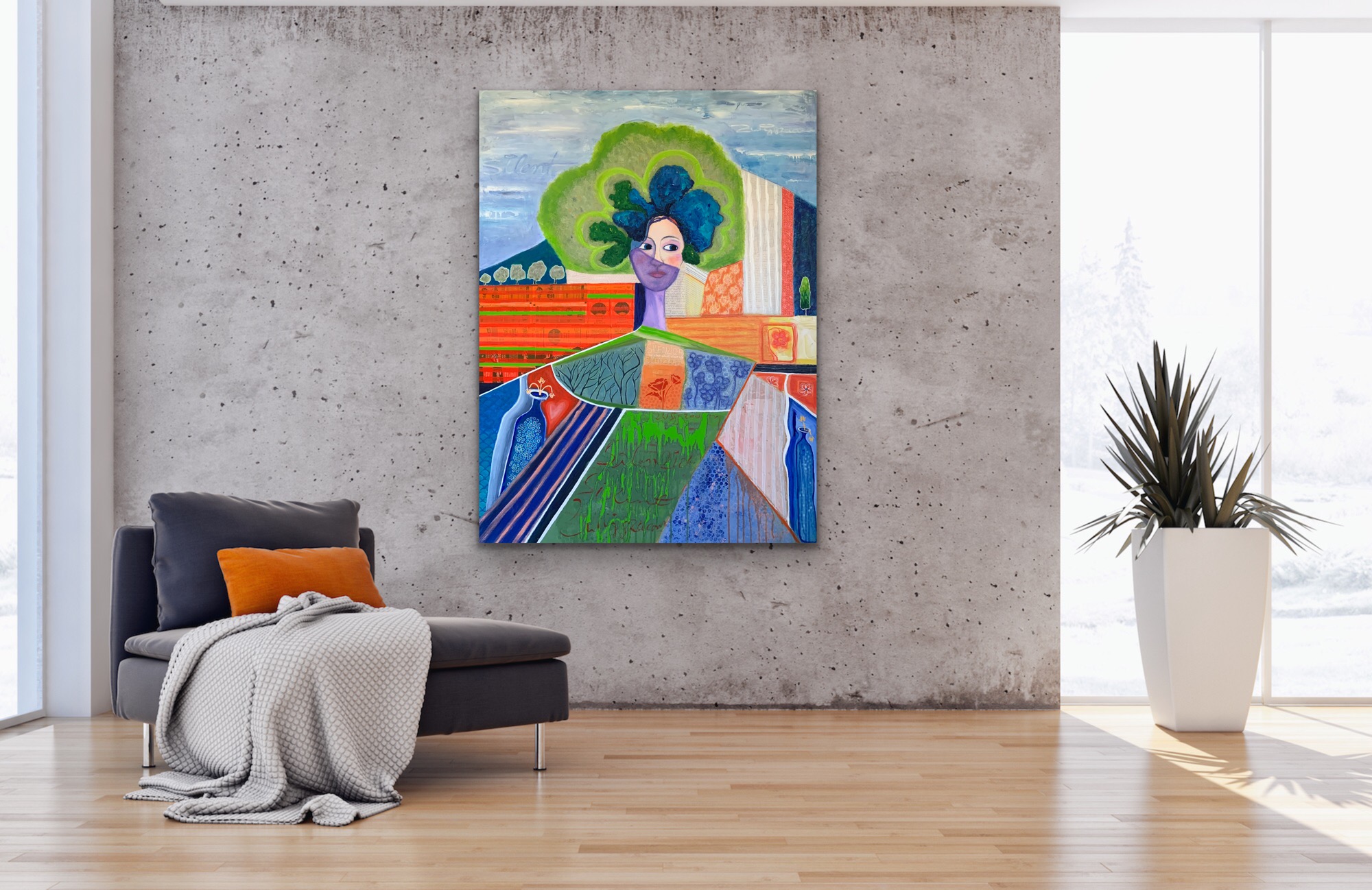 Speechless Insitu Grey Wall