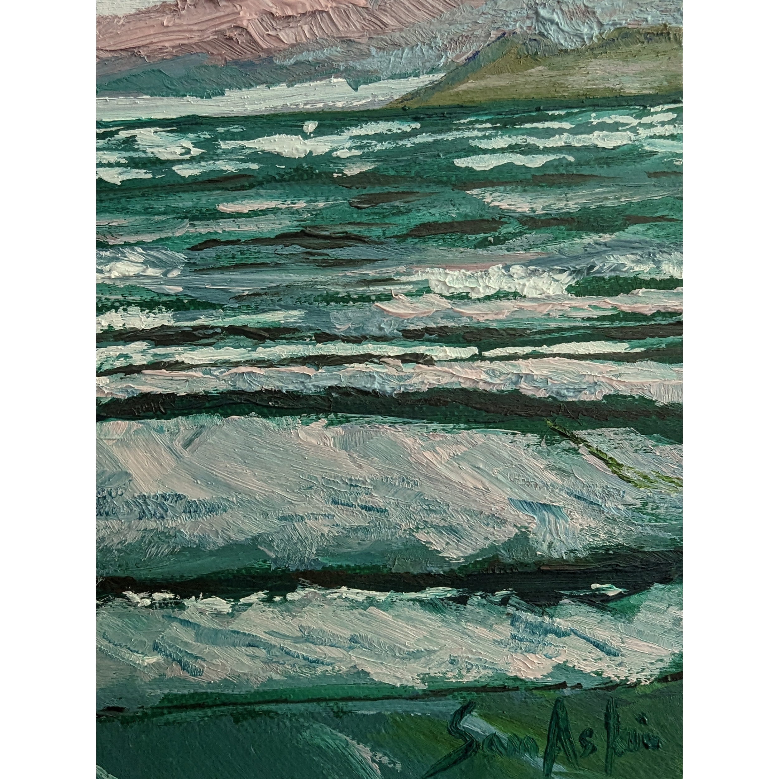 Sam Askin Beach Sunset 2 Signature