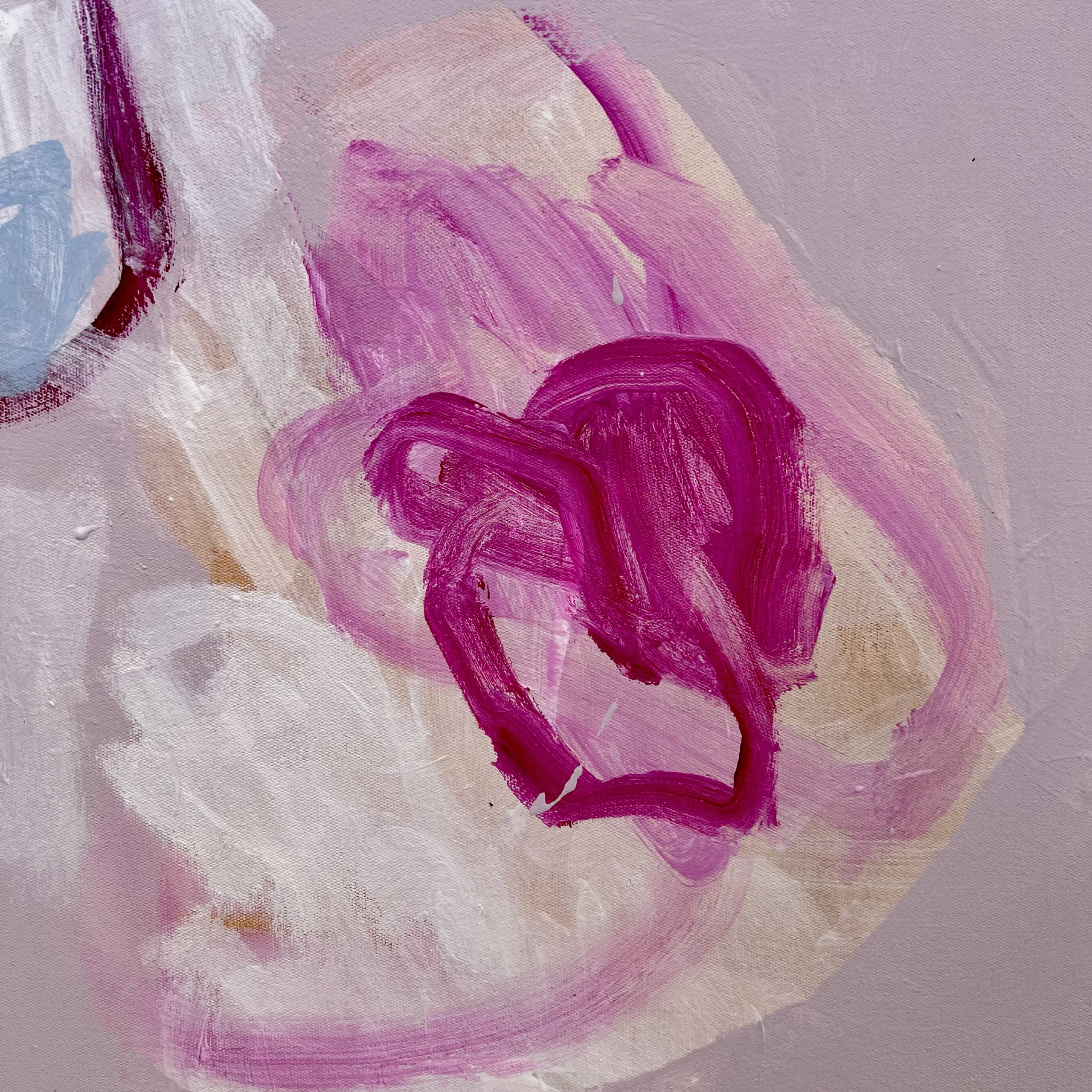 Hidden Memories Rebecca Koerting Pink Modern Abstract Detail 2
