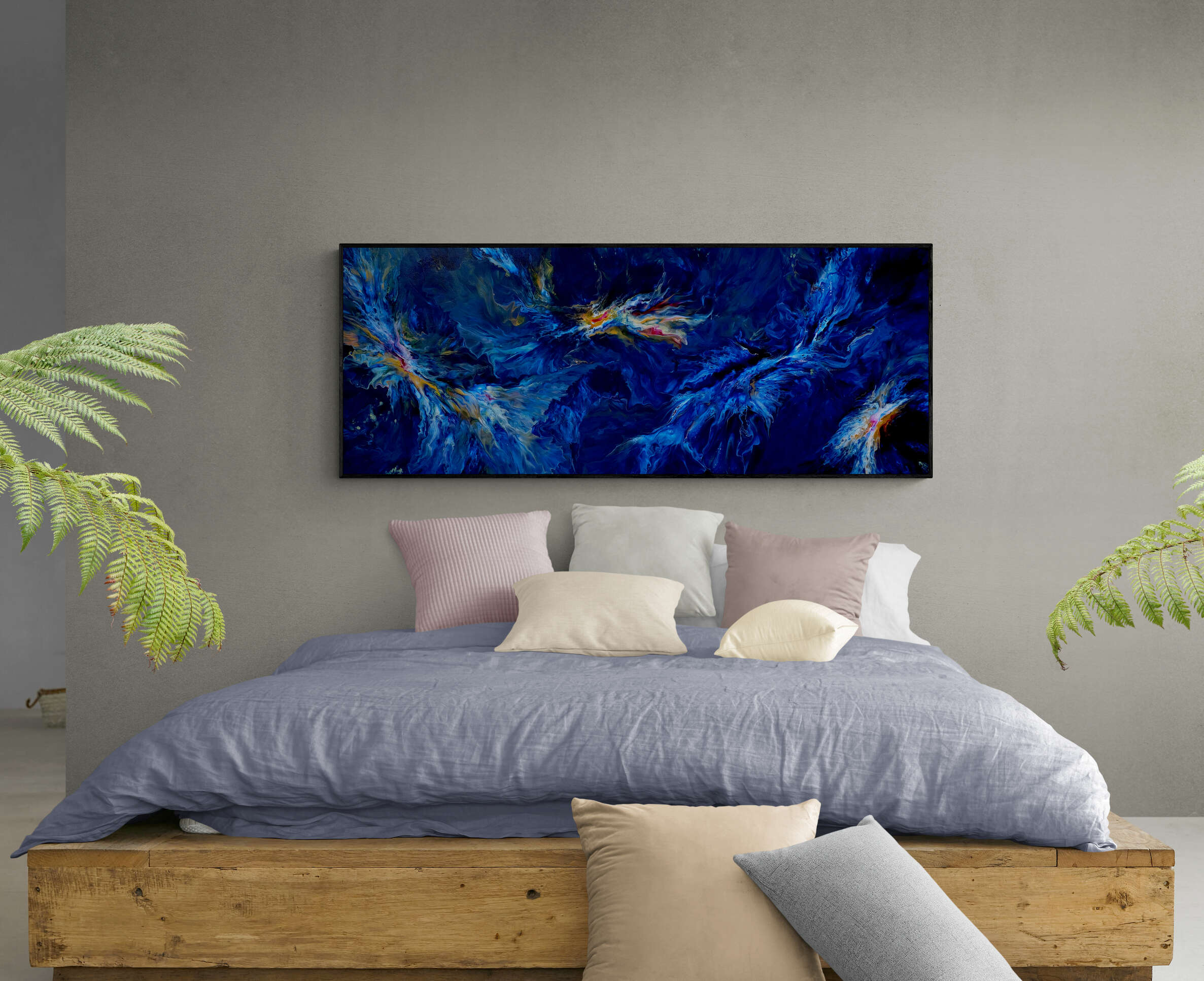 Bohemian Style Bedroom With Tropical Plants (5)