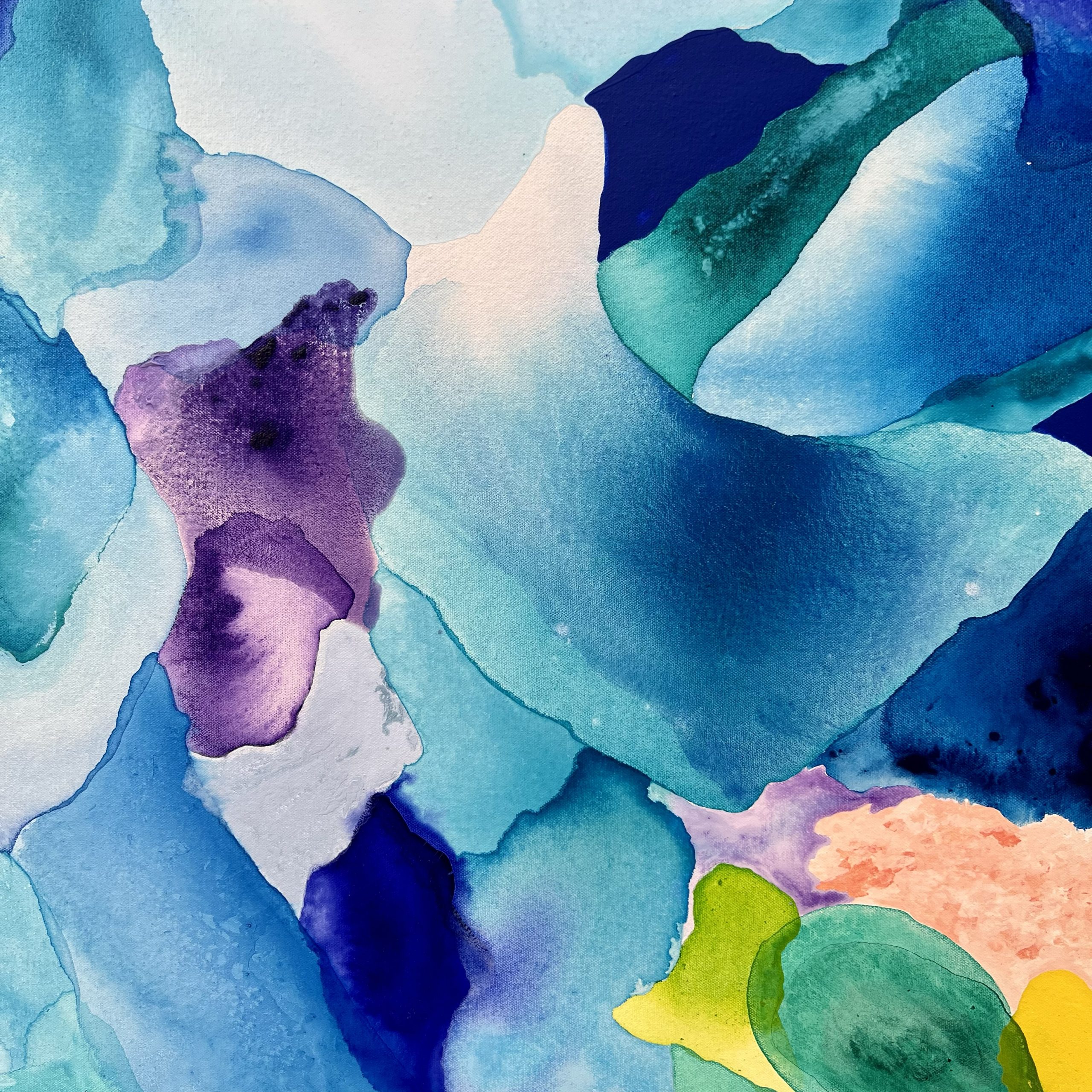 Secrets Of Summer Rebecca Koerting Australian Abstract Artist Deatil 1