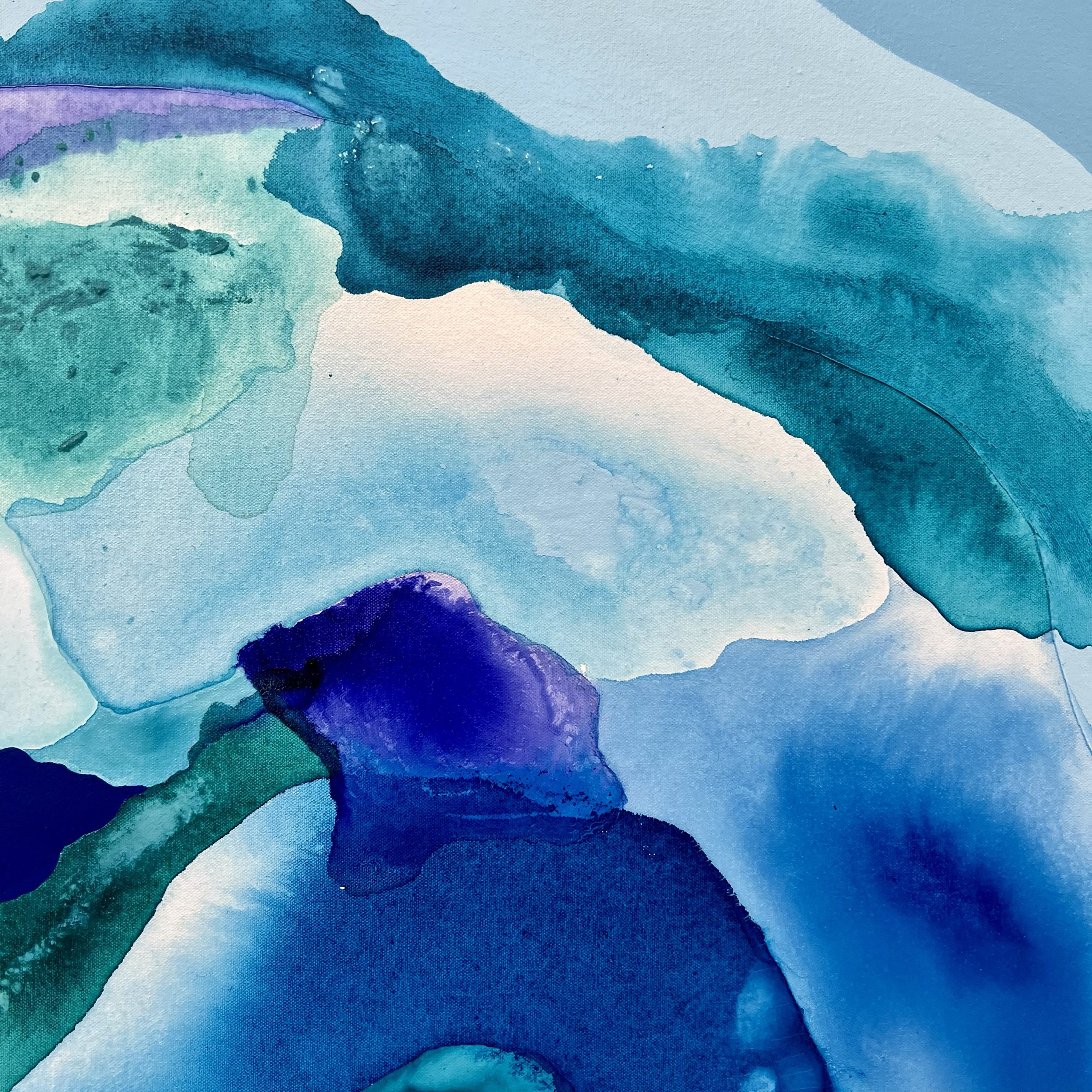 Secrets Of Summer Rebecca Koerting Australian Abstract Artist Deatil 2