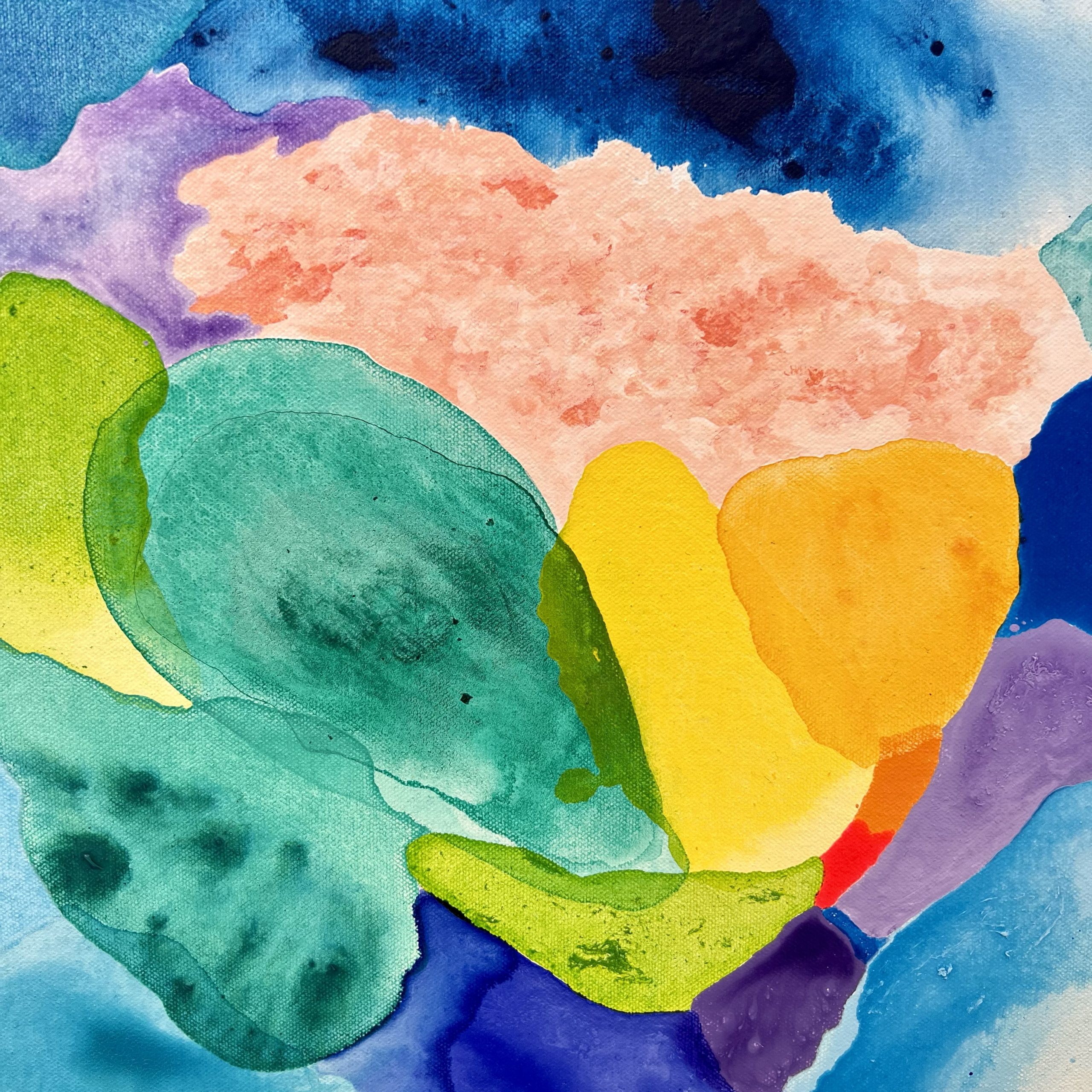 Secrets Of Summer Rebecca Koerting Australian Abstract Artist Deatil 3