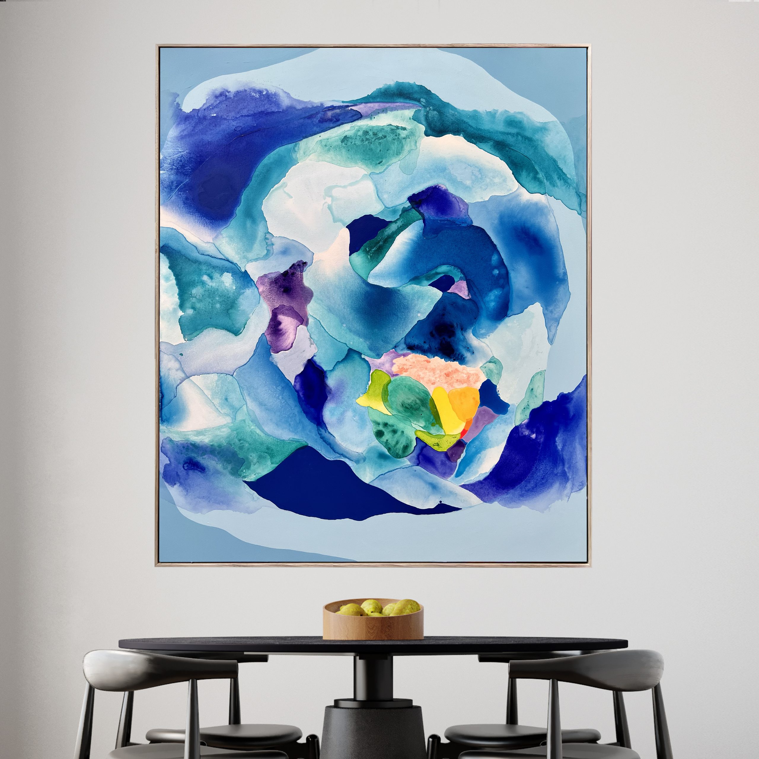 Secrets Of Summer Rebecca Koerting Australian Abstract Artist Insitu 1